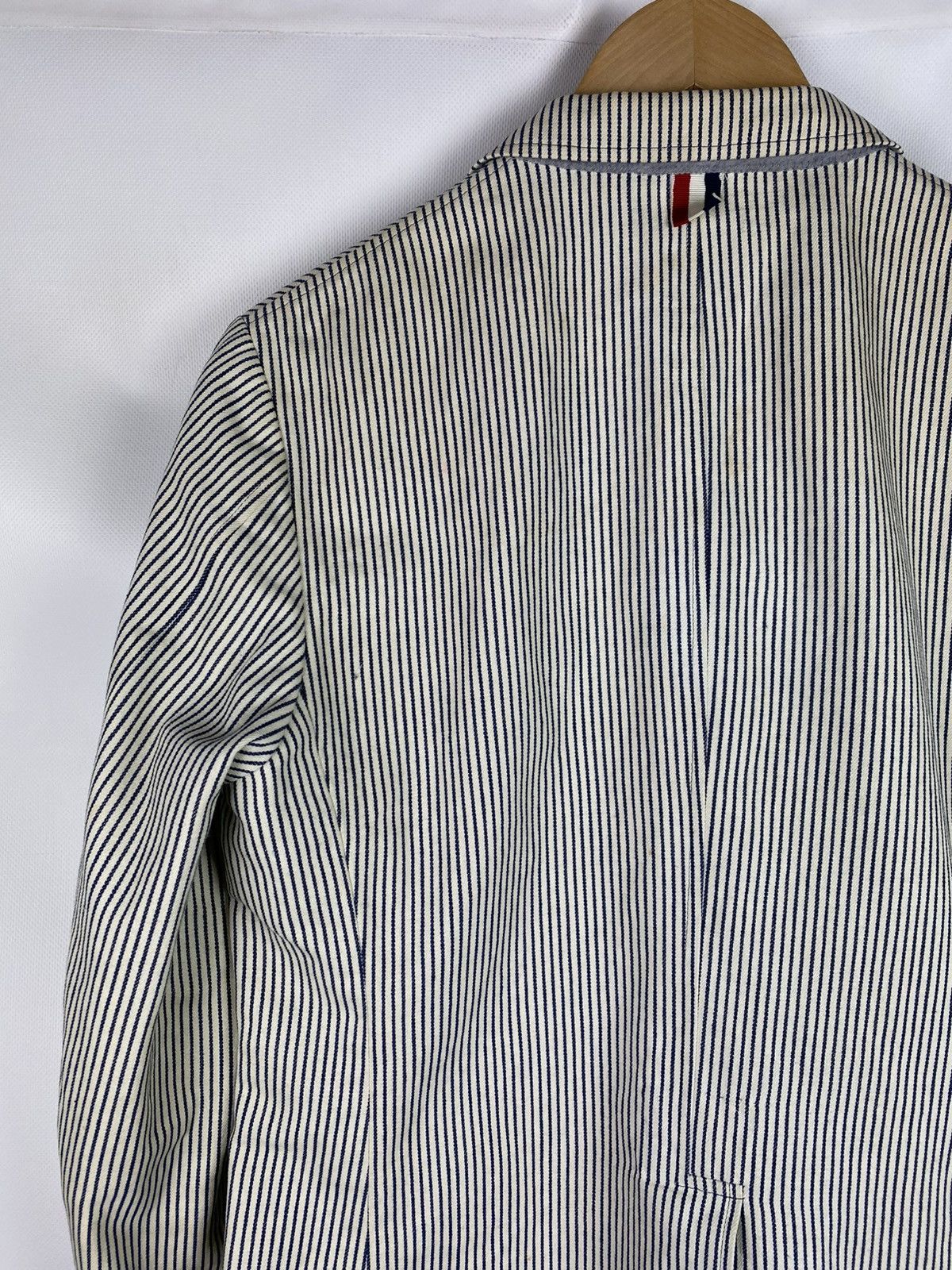 Thom Browne Thom Browne Men’s Striped Blazer Jacket Sport Coat Size 40 Size 40R - 12 Thumbnail