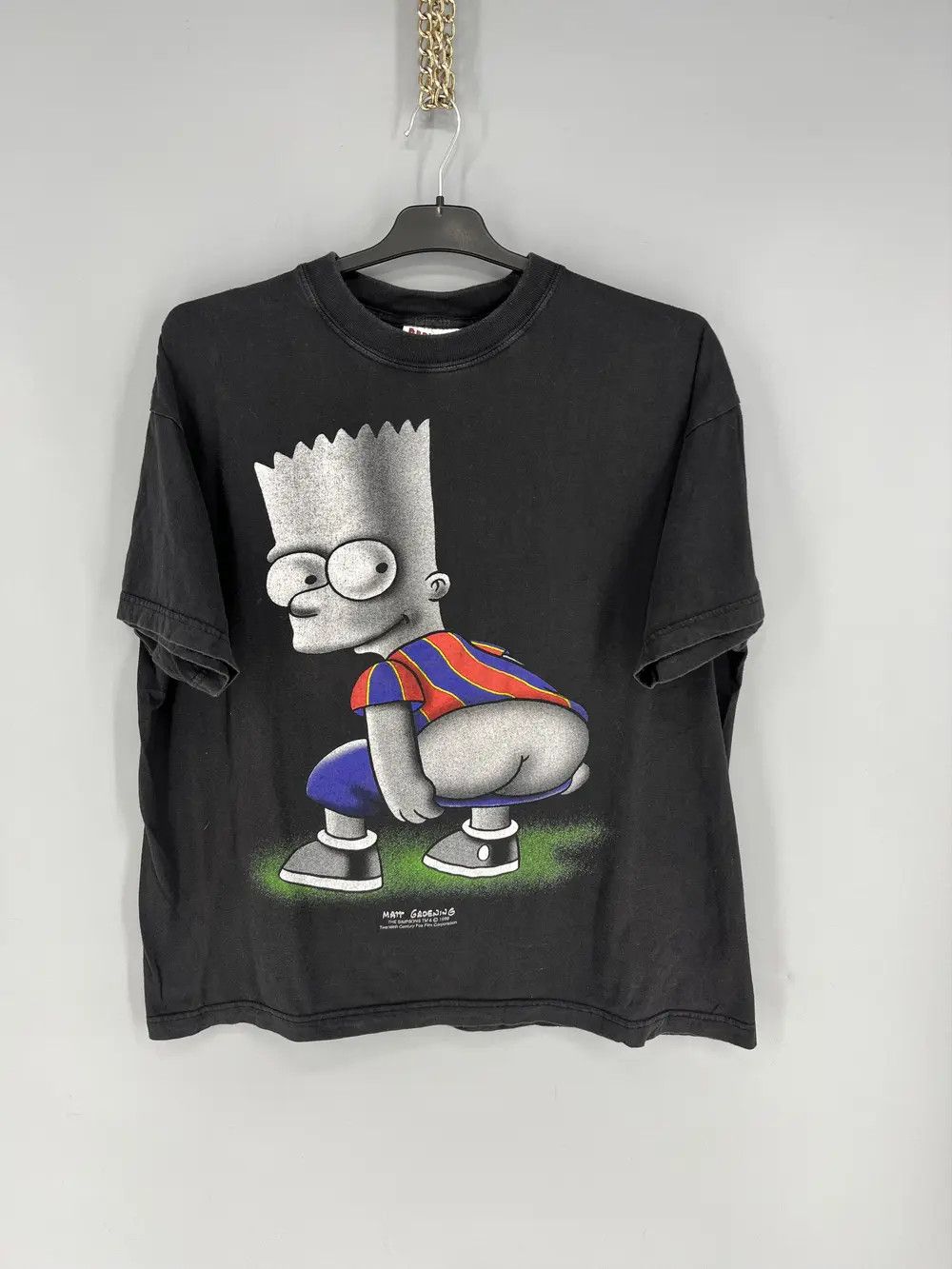 Vintage Vintage Bart Simpson 1998 Matt Groening Boxy Fit Redwood But Size US XL / EU 56 / 4 - 1 Thumbnail