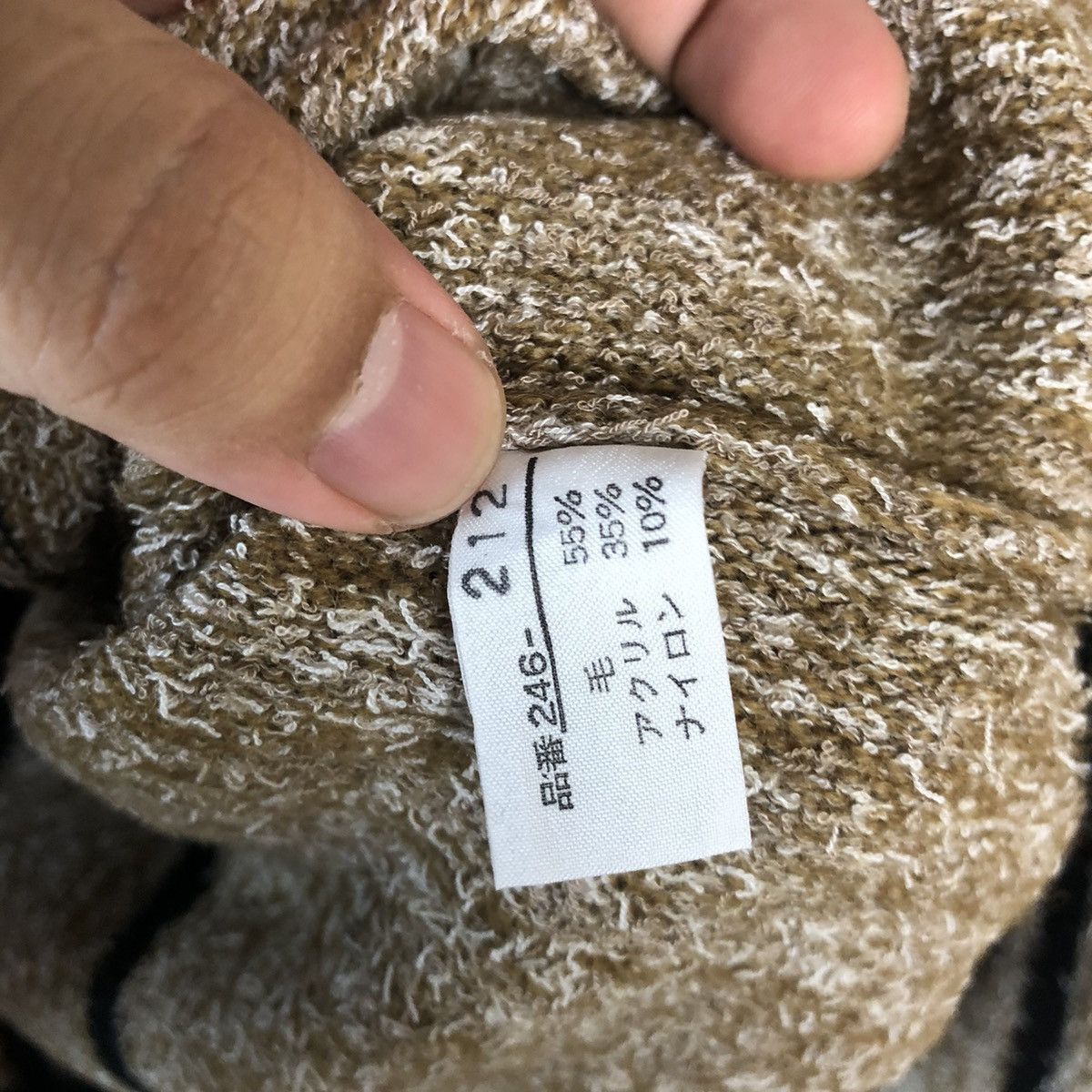 Homespun Knitwear × Japanese Brand × Vintage Japanese Brand Brown vintage Knitwear #A1312 Size S / US 4 / IT 40 - 10 Thumbnail