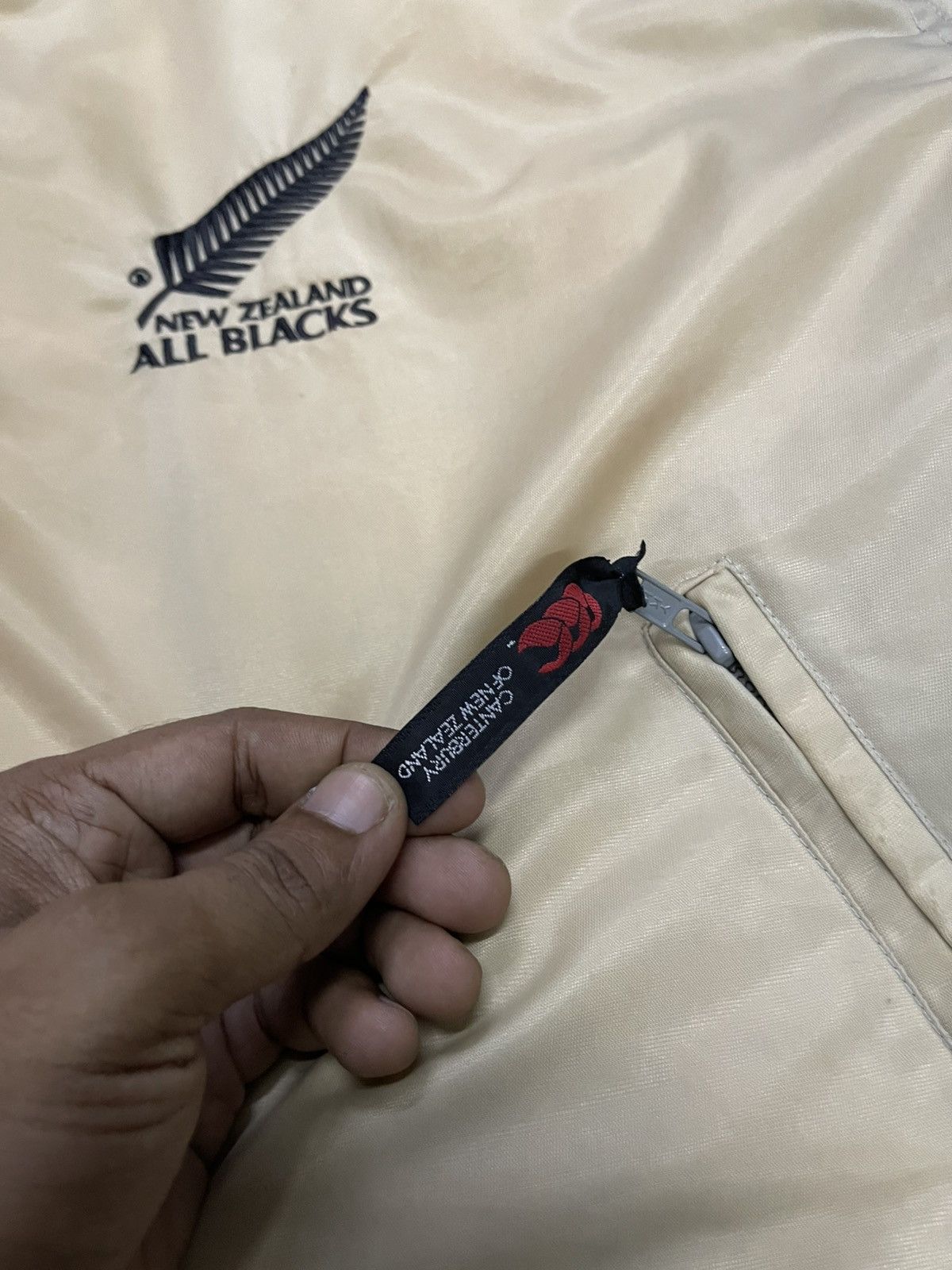 Canterbury of New Zealand 90s CANTERBURY OF NEW ZEALAND ALL BLACK STEINLAGER BOMBER Size US XL / EU 56 / 4 - 14 Thumbnail