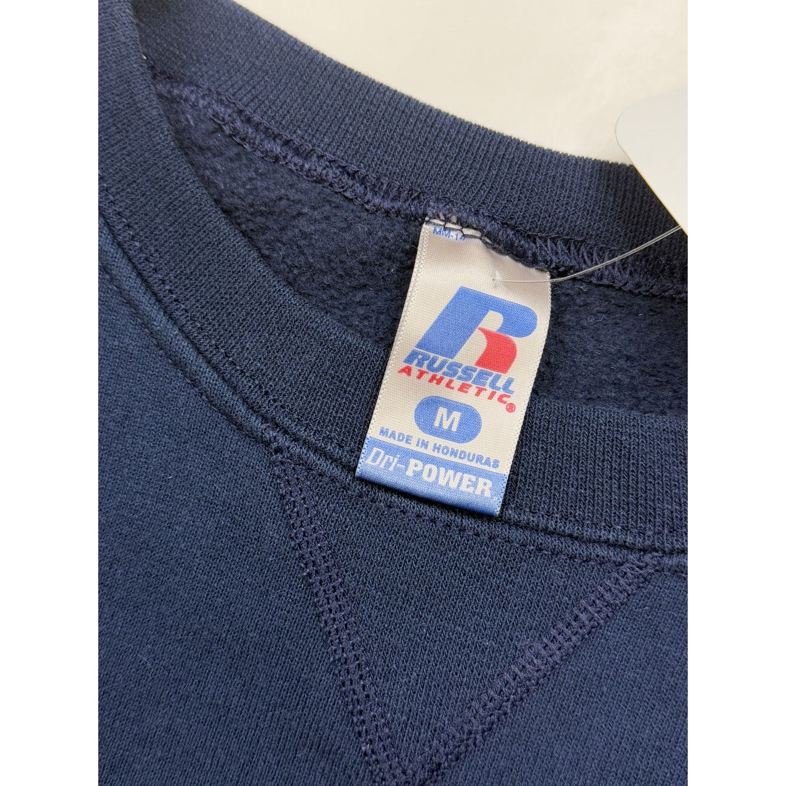 Vintage Russell Athletic Cropped Boxy Fit Sweatshirt Sz M Navy Blue Size US M / EU 48-50 / 2 - 3 Thumbnail