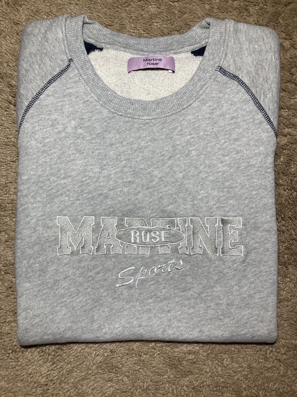 Martine Rose SS24 Martine Rose Sports Cut Off Sleeve Raglan Sweater Size US S / EU 44-46 / 1 - 1 Thumbnail