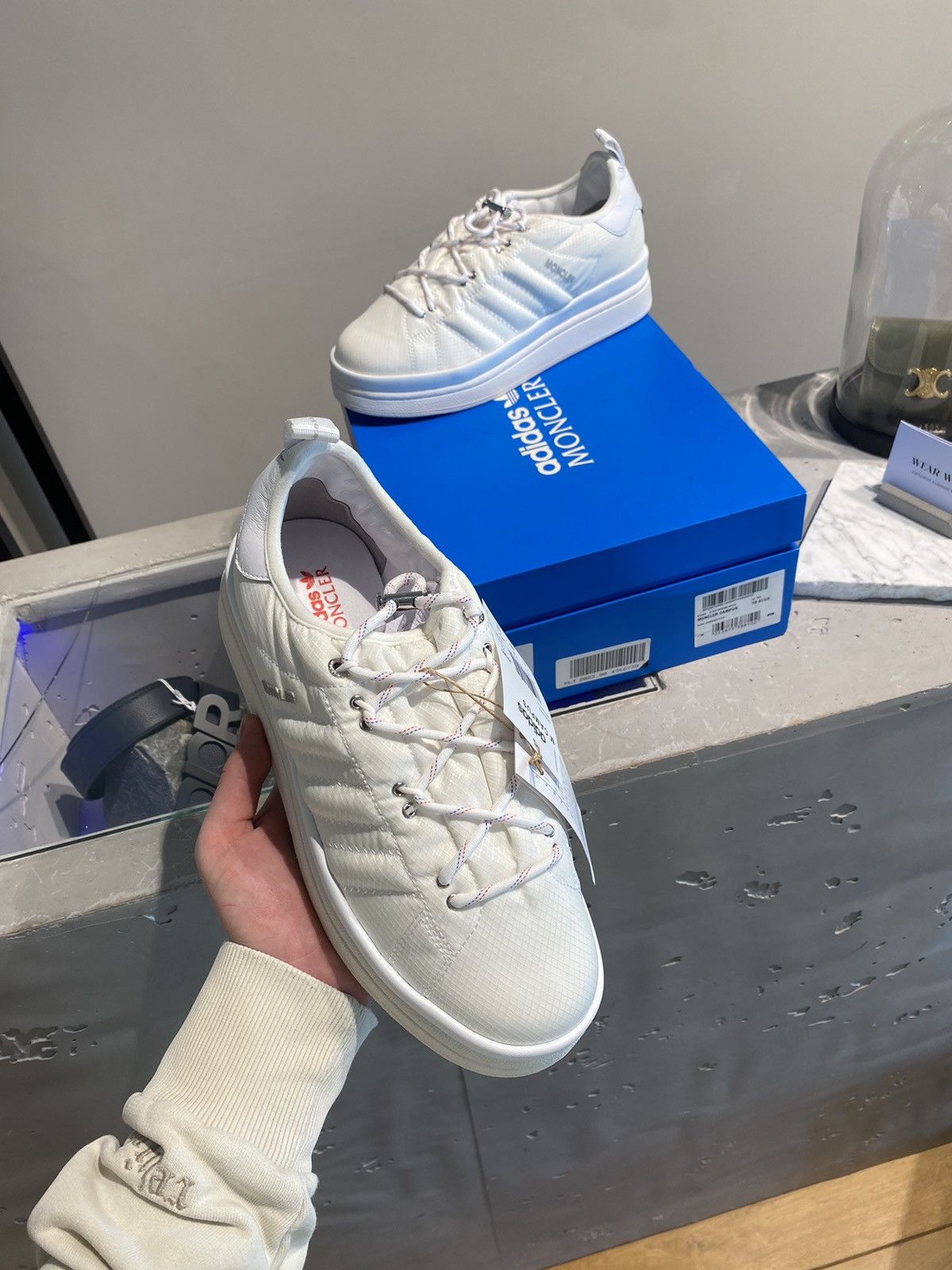 Adidas × Goretex × Moncler BNWT Moncler x Adidas Campus Sneaker Size US 8 / EU 41 - 2 Thumbnail