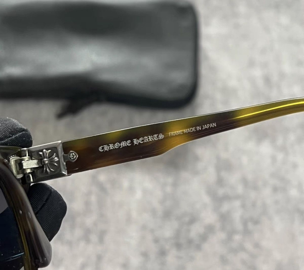 Chrome Hearts Chrome Hearts Tortoiseshell Sunglasses with Silver Hardware Size ONE SIZE - 5 Thumbnail