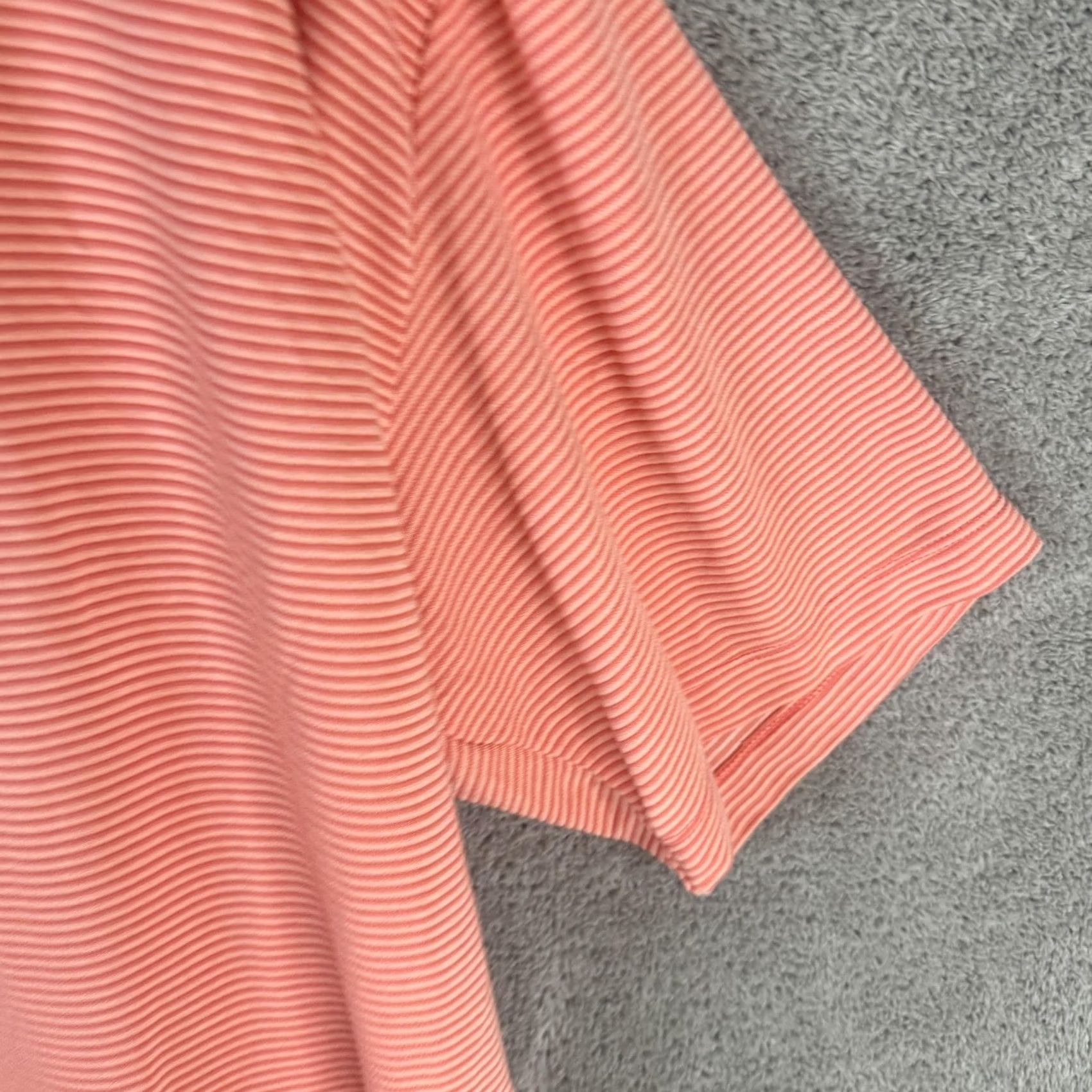 Vintage Jamaica Jaxx Polo Shirt Mens 2XL Pink Stripe Modal Blend Short Sleeve Casual Shirt Size US XXL / EU 58 / 5 - 3 Thumbnail