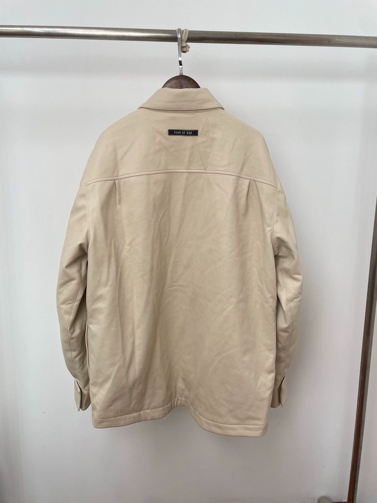 Fear of God Fear of God 6th White Suede Cotton Jacket M NWT Size US M / EU 48-50 / 2 - 2 Thumbnail