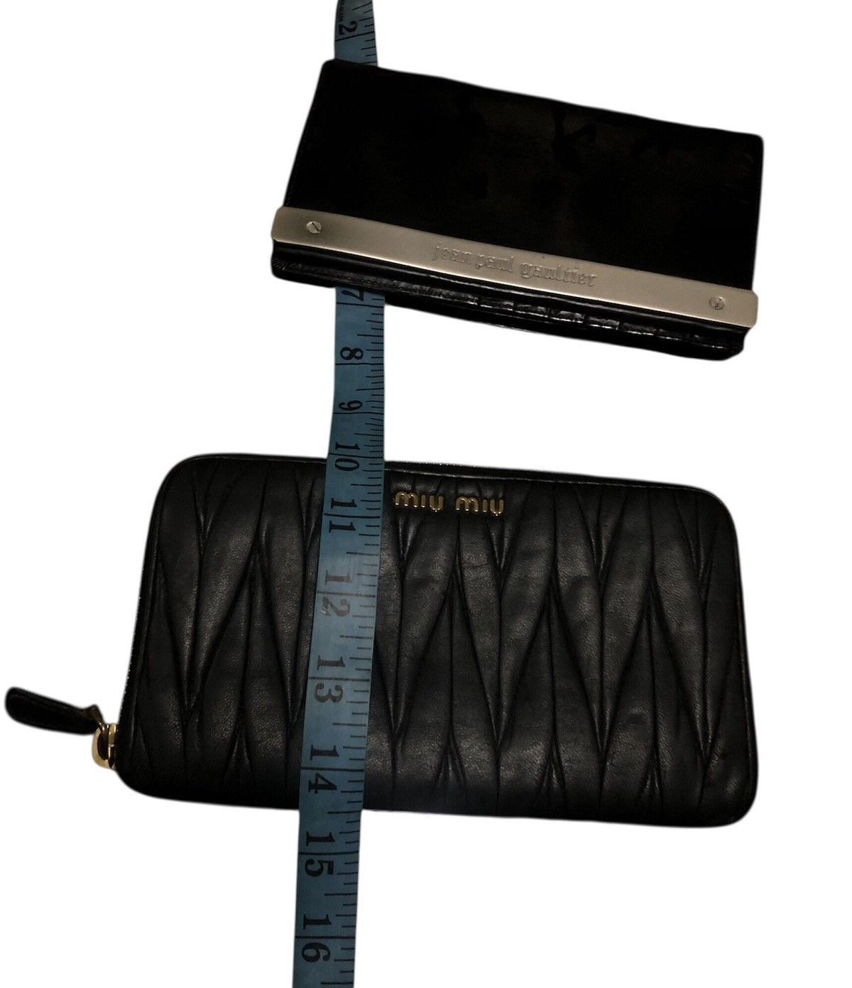 Issey Miyake × Miu Miu × Vintage MIU MIU LONG WALLET SOFT LEATHER ZIPPER WALLET Size ONE SIZE - 19 Thumbnail