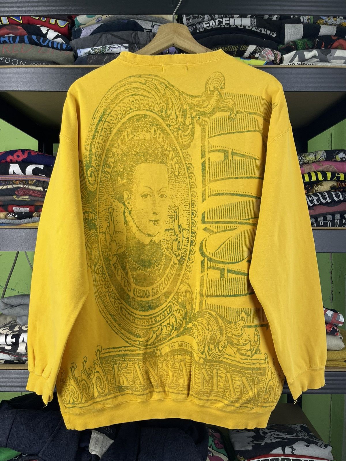 Kansai Yamamoto Vintage 80's-90's Kansai Man The Modernist Design Sweatshirt Size US L / EU 52-54 / 3 - 1 Thumbnail