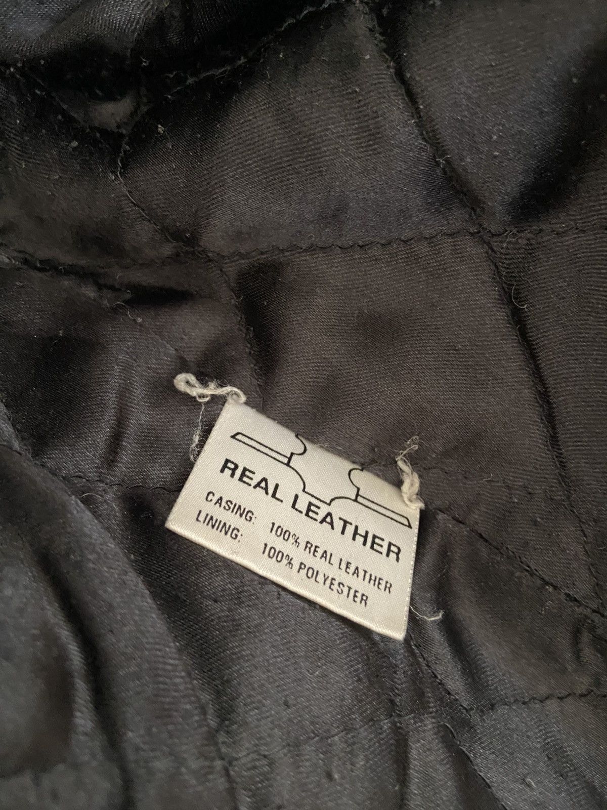 Genuine Leather × Vintage Oversized Vintage Faded real leather jacket Size US XXL / EU 58 / 5 - 9 Thumbnail