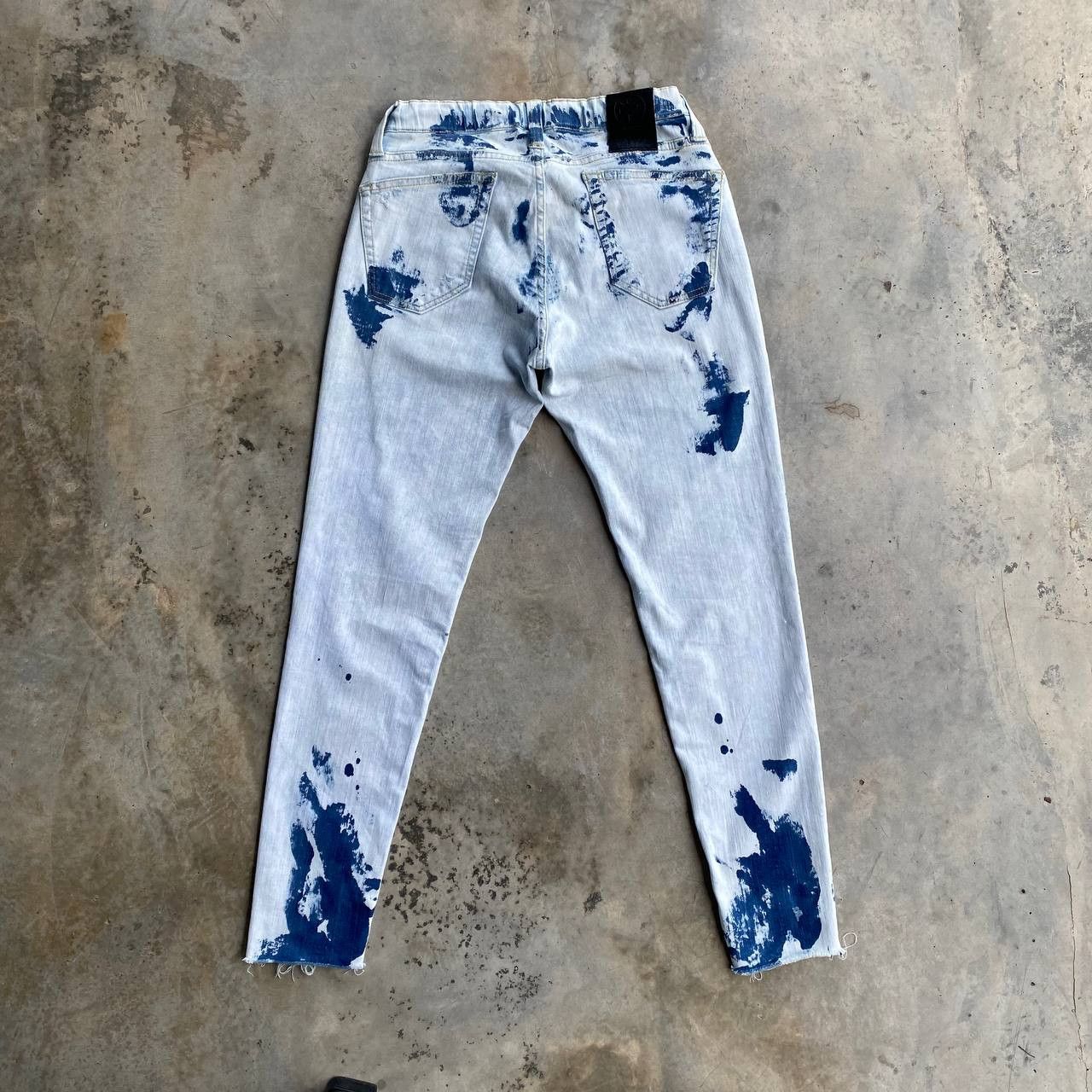 Big John × Kazuki Kuraishi KOJIMA KURASHIKI JAPAN X BIG JOHN PAINTER SWEATPANT ANKLECUT Size US 28 / EU 44 - 2 Thumbnail
