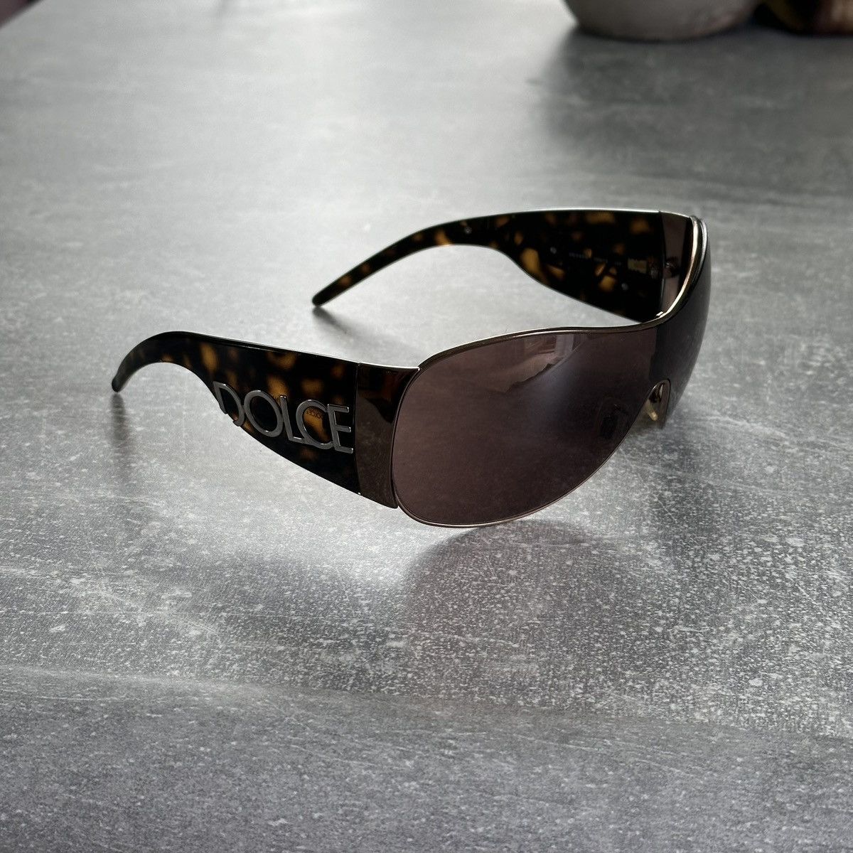Dolce & Gabbana × Vintage Dolce & Gabbana Vintage 2000er Leopard Sunglasses Size ONE SIZE - 3 Thumbnail