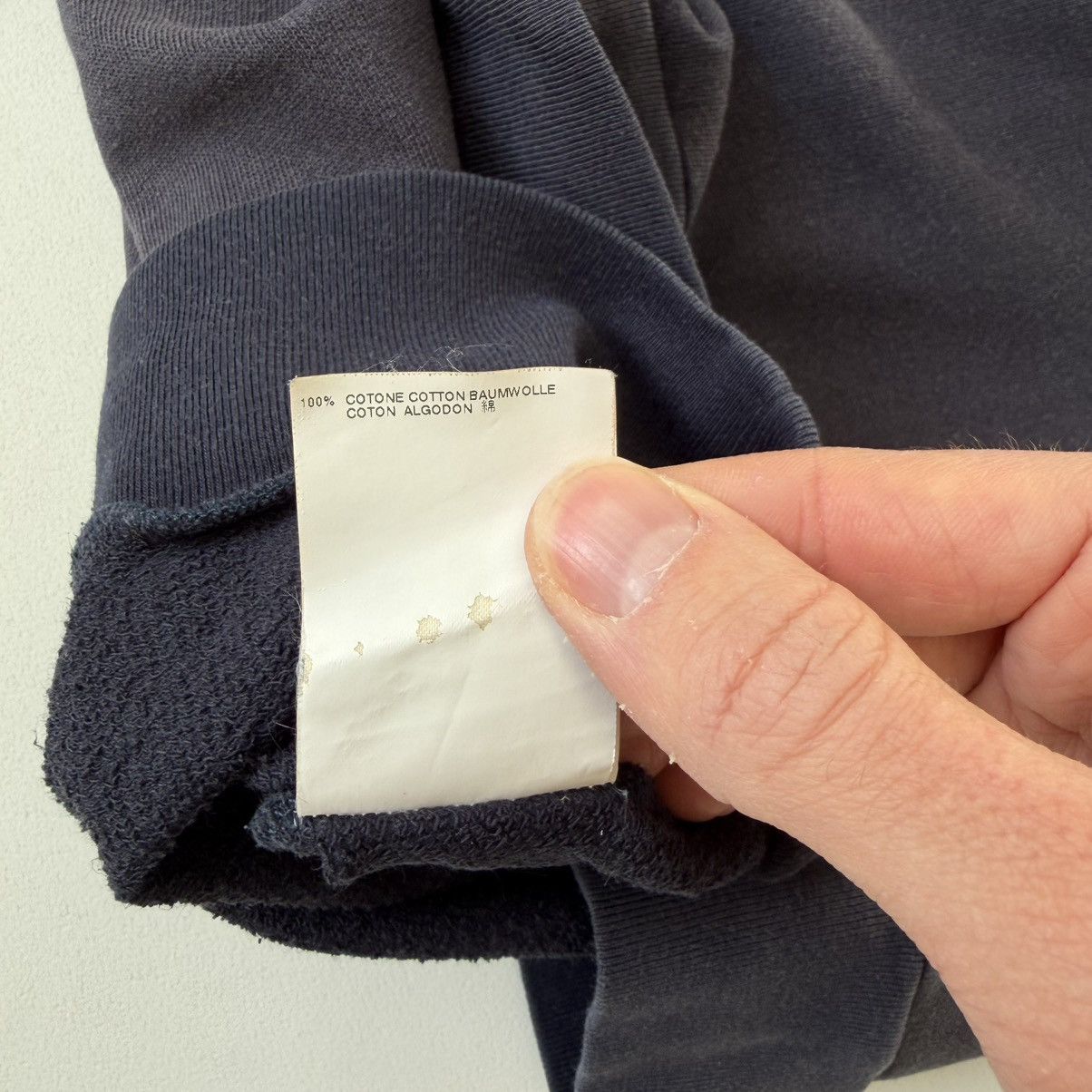 Maison Margiela S/S 10 ‘Faded’ Blue Cotton Sweat Shirt Size US M / EU 48-50 / 2 - 10 Thumbnail