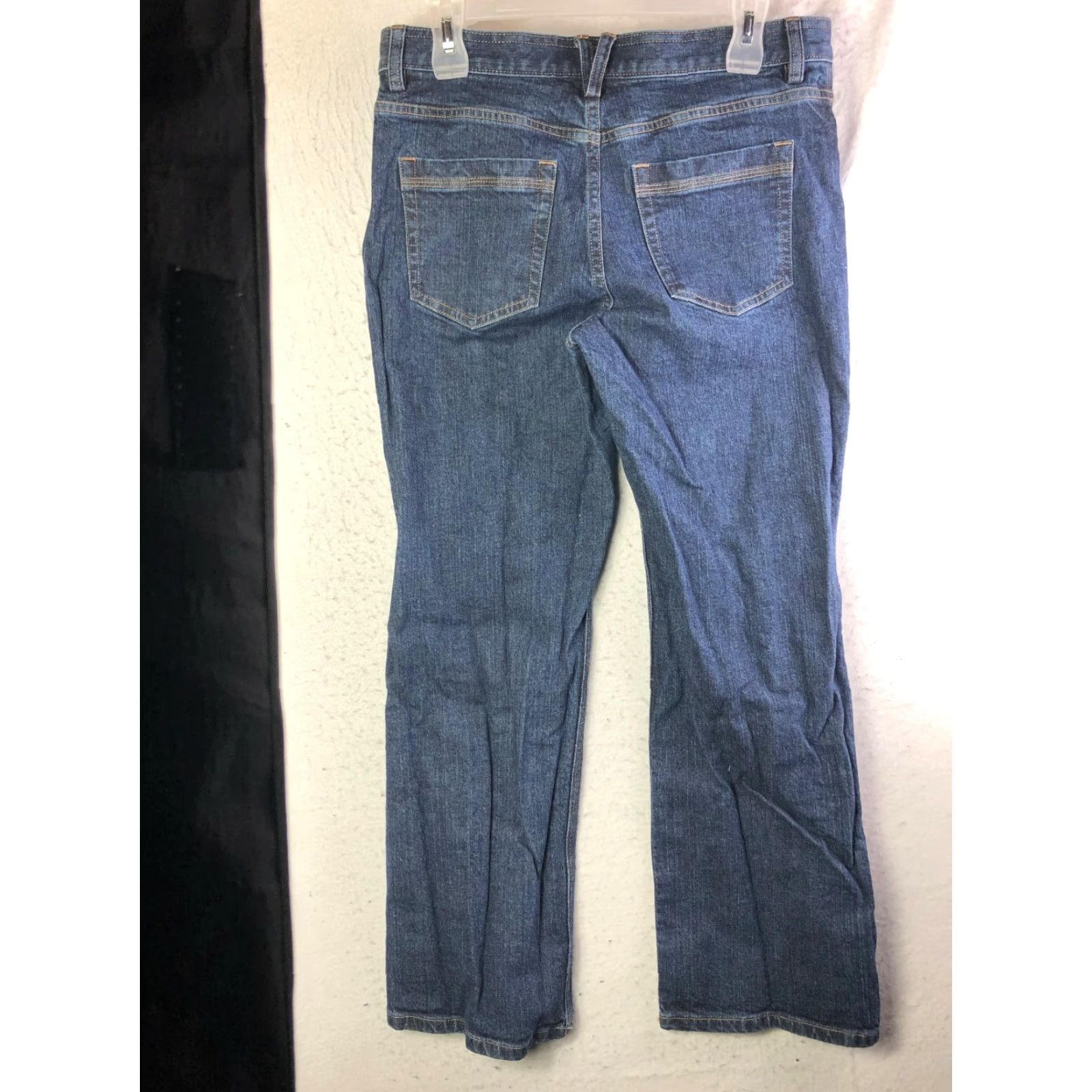 Denime Duluth Trading Womens Size 6 Mid Rise Straight Leg Medium Wash Blue Denim Jeans Size 28" / US 6 / IT 42 - 5 Thumbnail