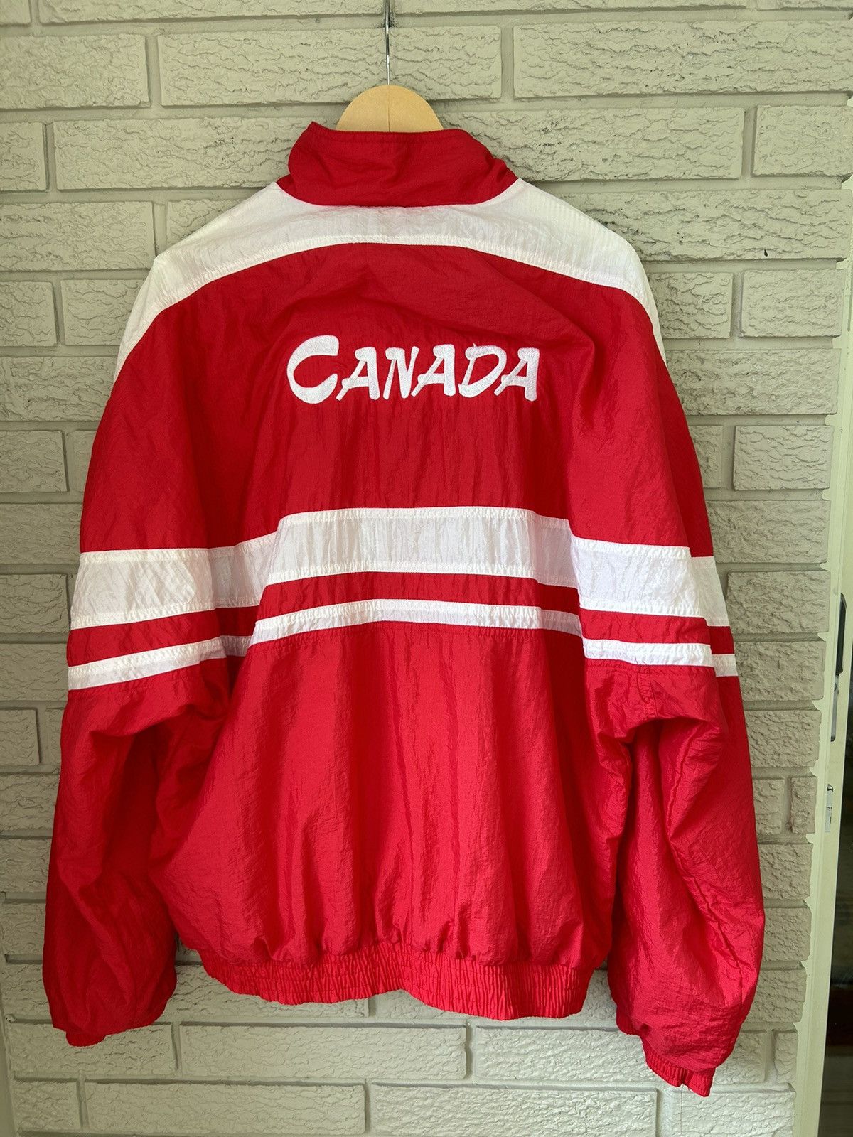 Speedo Vintage 90s Speedo Olympic Team Canada Diving Light Jacket Size US XL / EU 56 / 4 - 5 Thumbnail