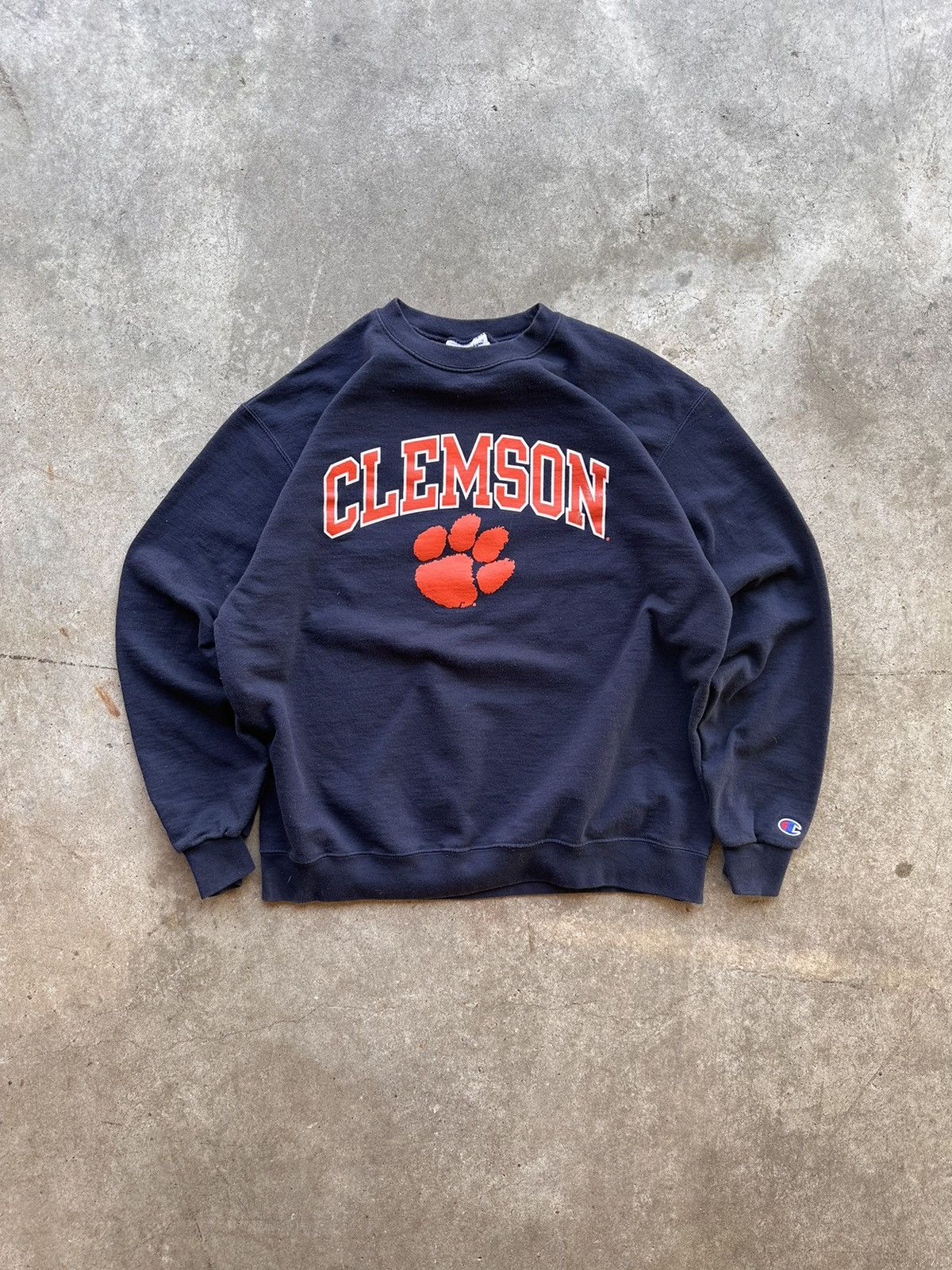 Champion × Vintage Y2K Clemson SEC Football Sweatshirt Size US XL / EU 56 / 4 - 1 Thumbnail