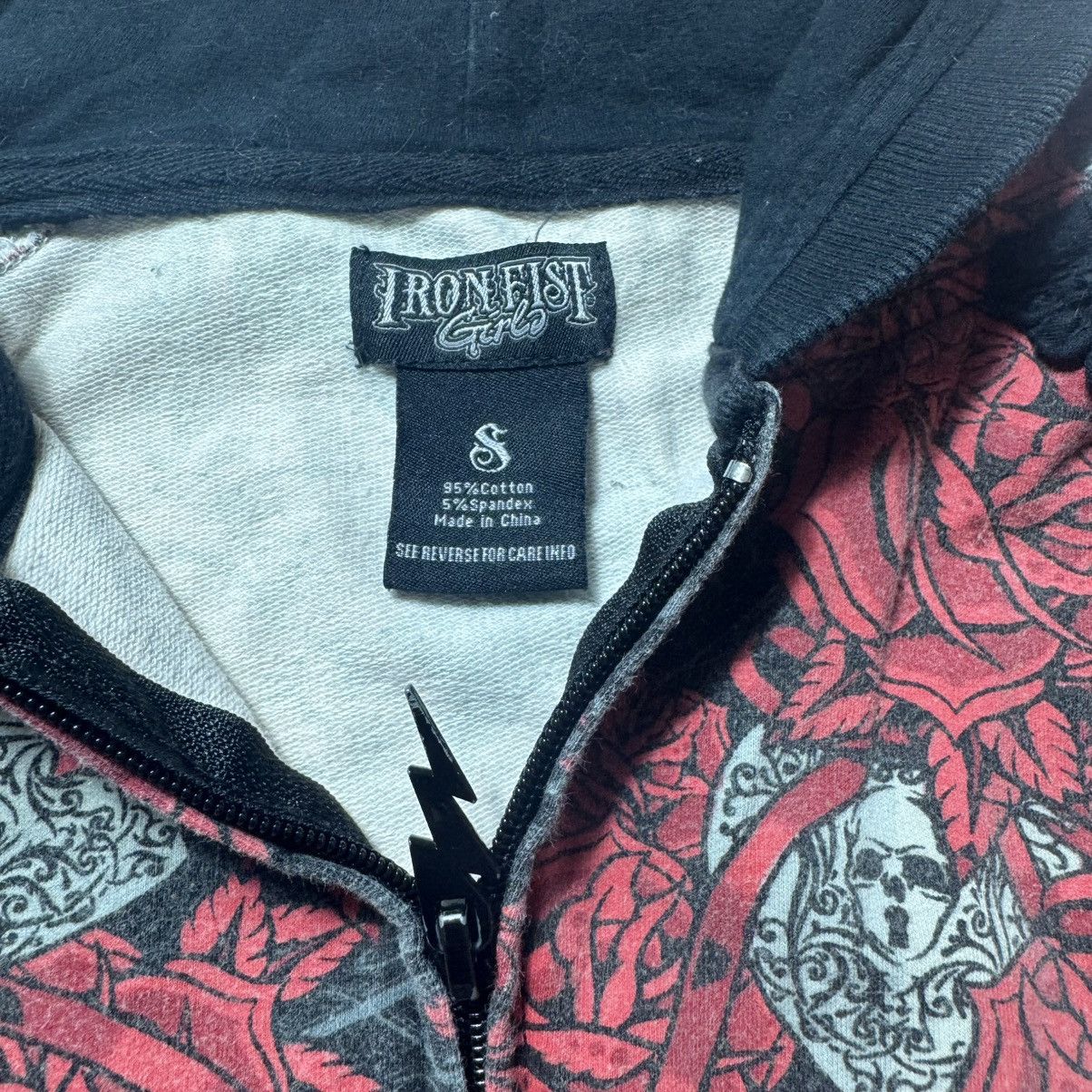 Japanese Brand × Vintage vintage y2k ironfist zip hoodie full print ed hardy style Size S / US 4 / IT 40 - 9 Thumbnail