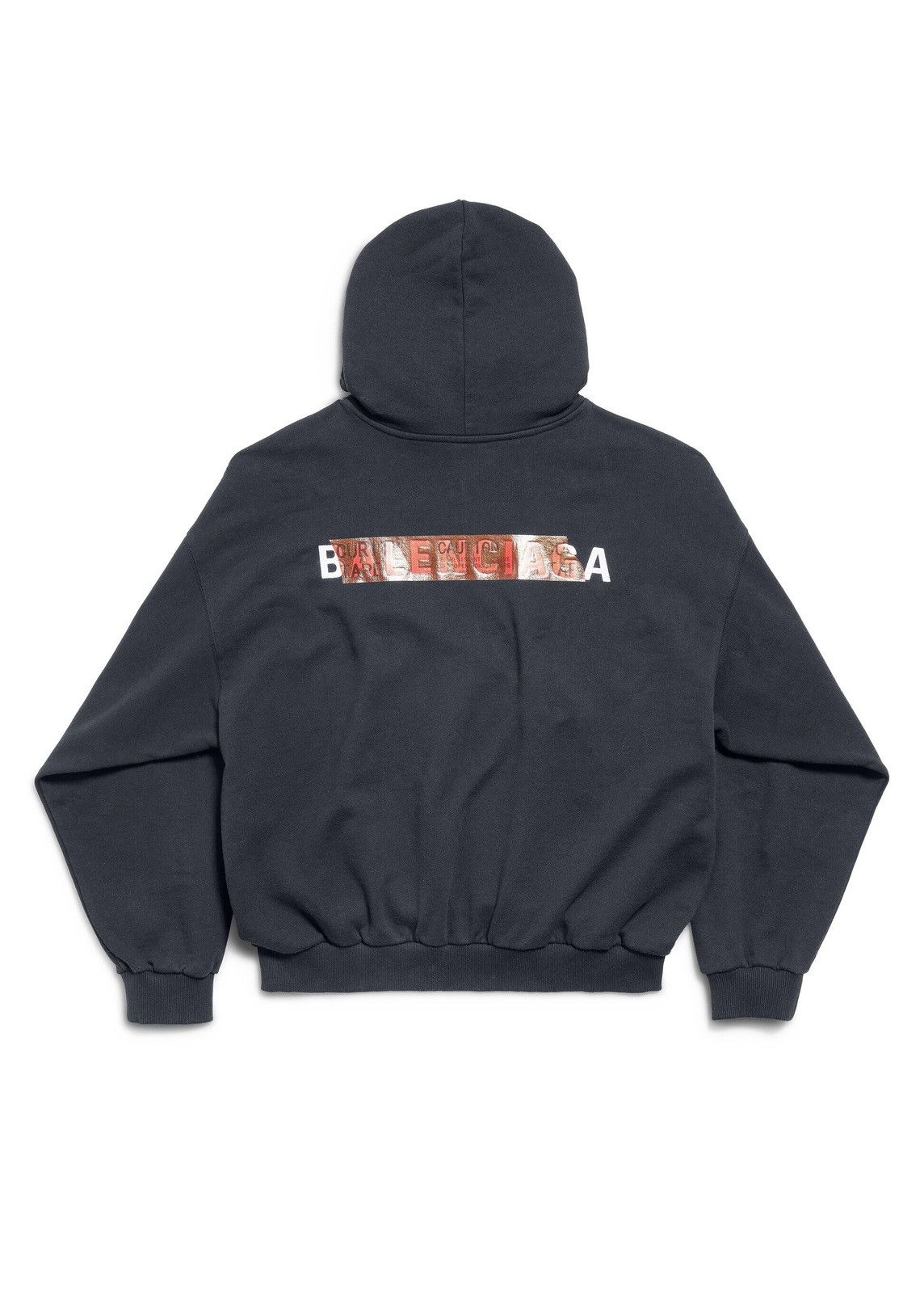 Balenciaga Balenciaga taped logo hoodie Size US L / EU 52-54 / 3 - 1 Thumbnail