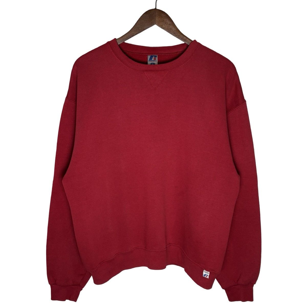 Russell Athletic Y2K Russell Athletic Faded Cherry Red Sweatshirt Men's L Size US L / EU 52-54 / 3 - 1 Thumbnail