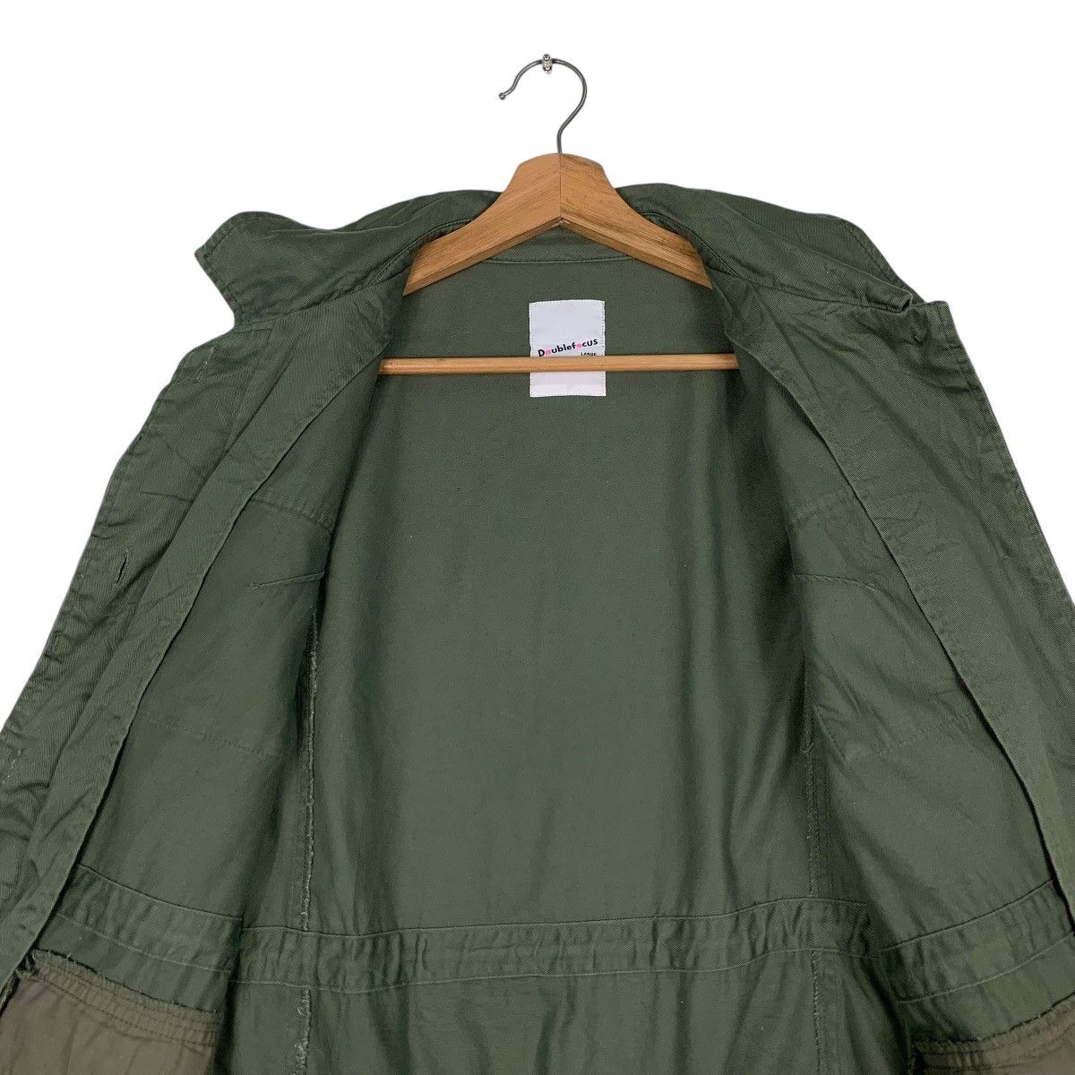 Japanese Brand DOUBLEFOCUS Dsquared Patches Field Jacket #1237-C56 Size US L / EU 52-54 / 3 - 12 Thumbnail