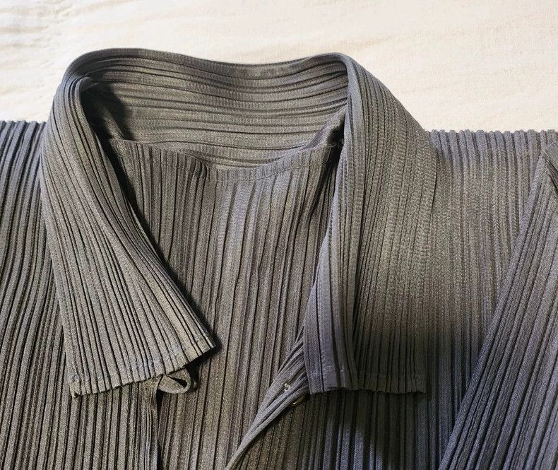 Issey Miyake issey miyake size:3 Pleated lapel top 2506-Nextarrow Size XXS / US 00 / IT 34 - 3 Thumbnail