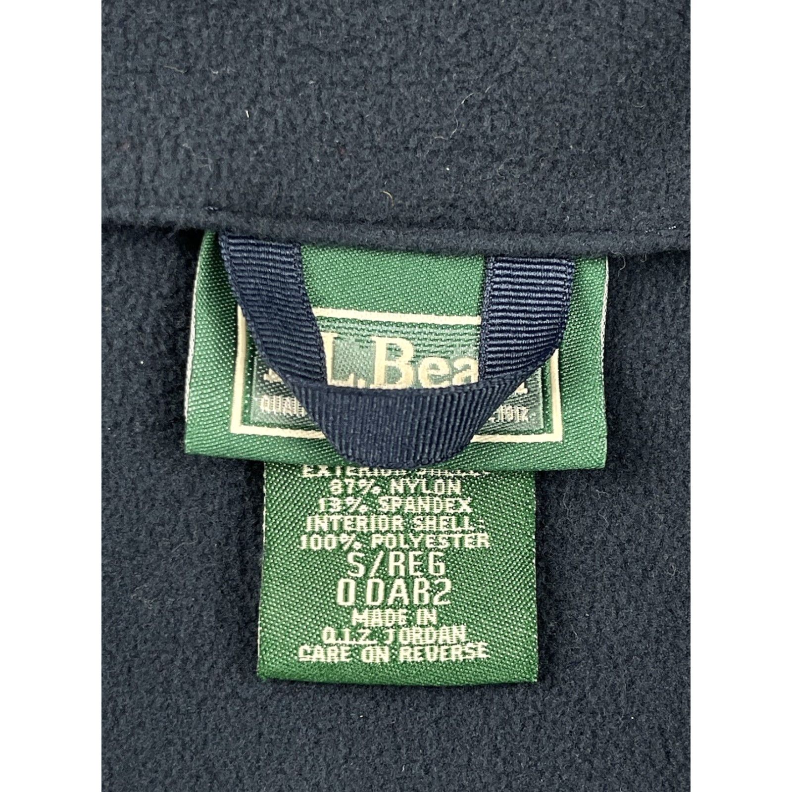 Vintage LL Bean Mens Soft Shell Jacket Fleece Lined Full Zip Pockets Blue Hiking Small Size US S / EU 44-46 / 1 - 5 Thumbnail
