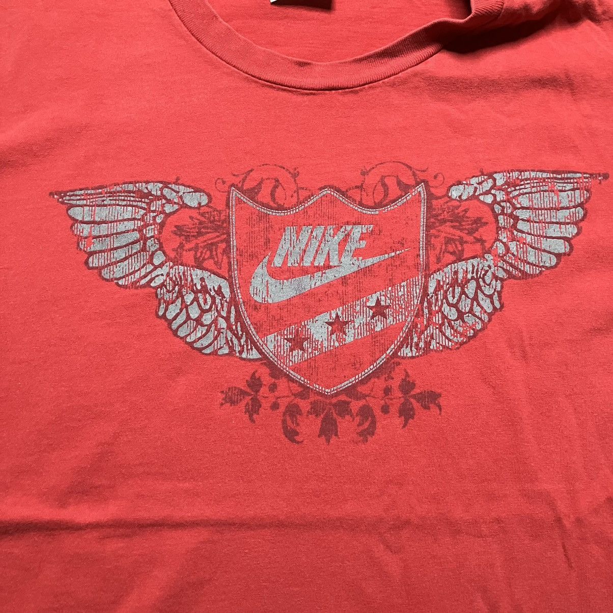 Nike × Vintage Nike Y2K Vintage Style Graphic T Shirt Mens 2XL Red Size US XXL / EU 58 / 5 - 3 Thumbnail