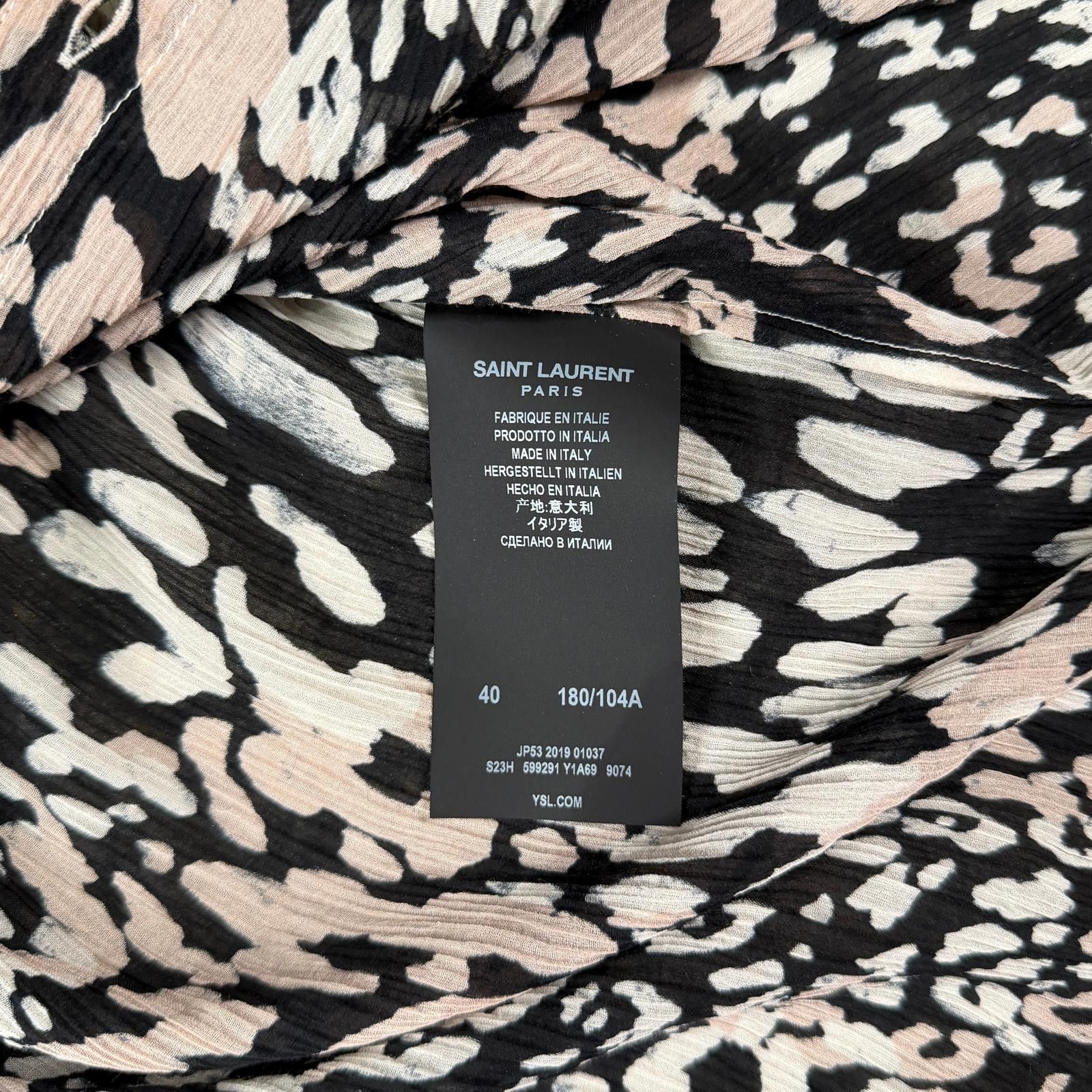 Saint Laurent Paris Saint Laurent Cheetah Shirt Size US M / EU 48-50 / 2 - 8 Thumbnail