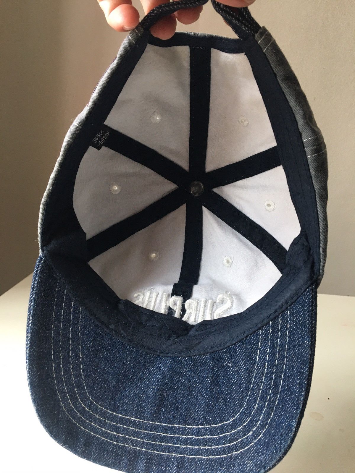 Japanese Brand Surplus Seminary Denim Hat Size ONE SIZE - 5 Thumbnail