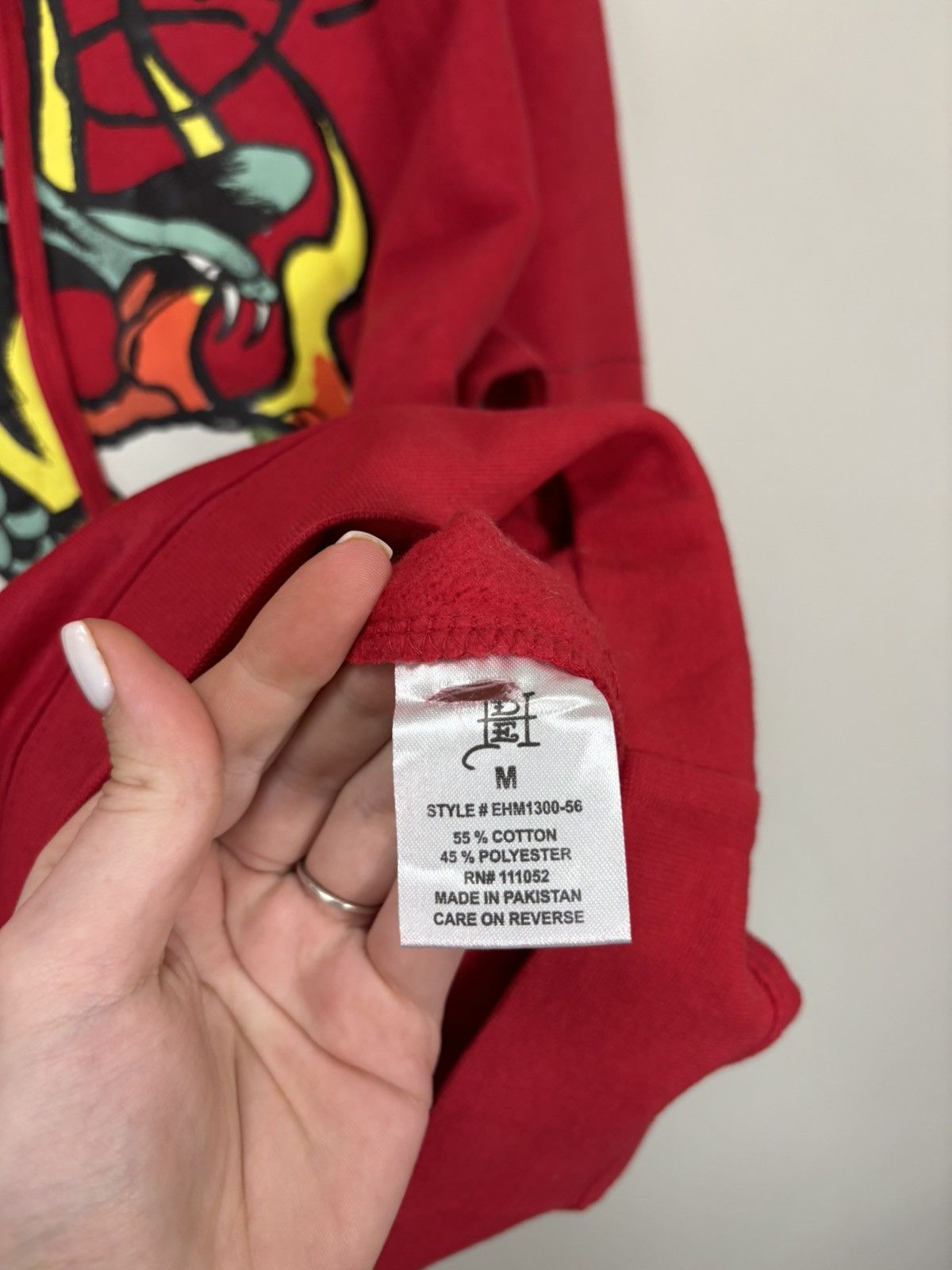 Christian Audigier Ed Hardy Y2K Skull Snake In Fire Big Logo NEW Hype Hoodie Size US M / EU 48-50 / 2 - 11 Thumbnail