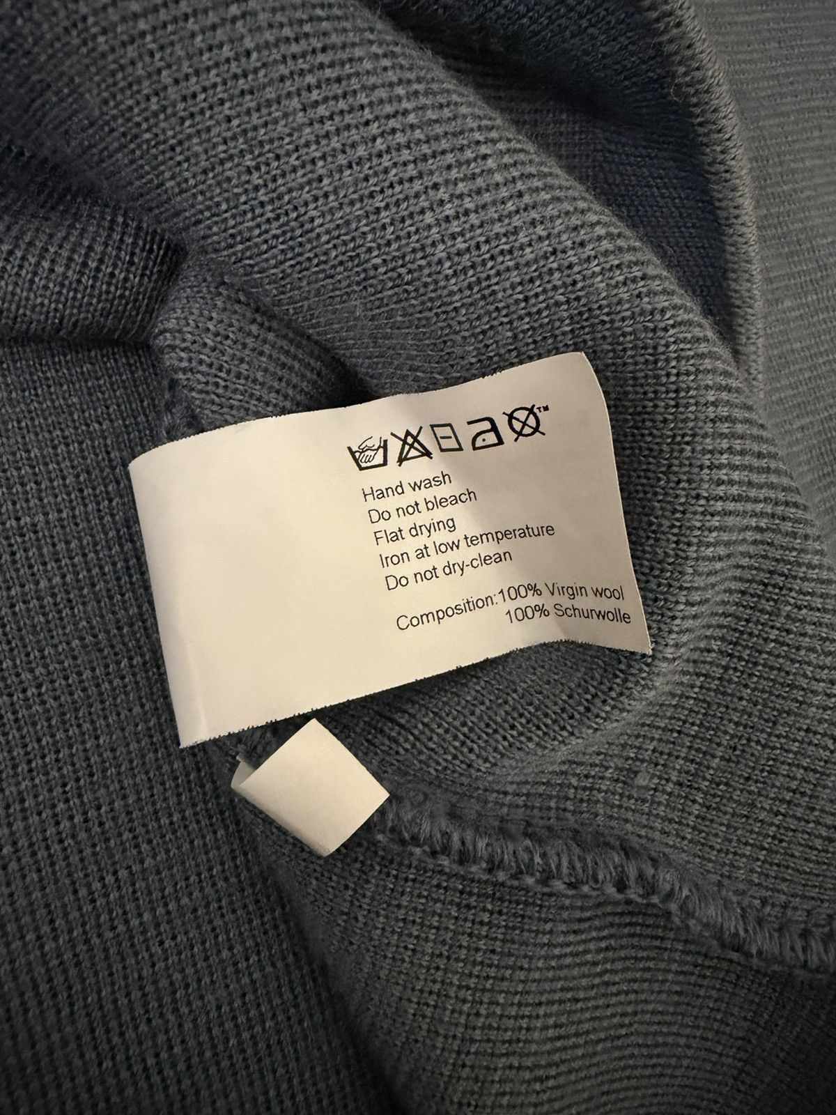 S.N.S. Herning SNS Herning navy wool crewneck longsleeve Size US S / EU 44-46 / 1 - 4 Thumbnail
