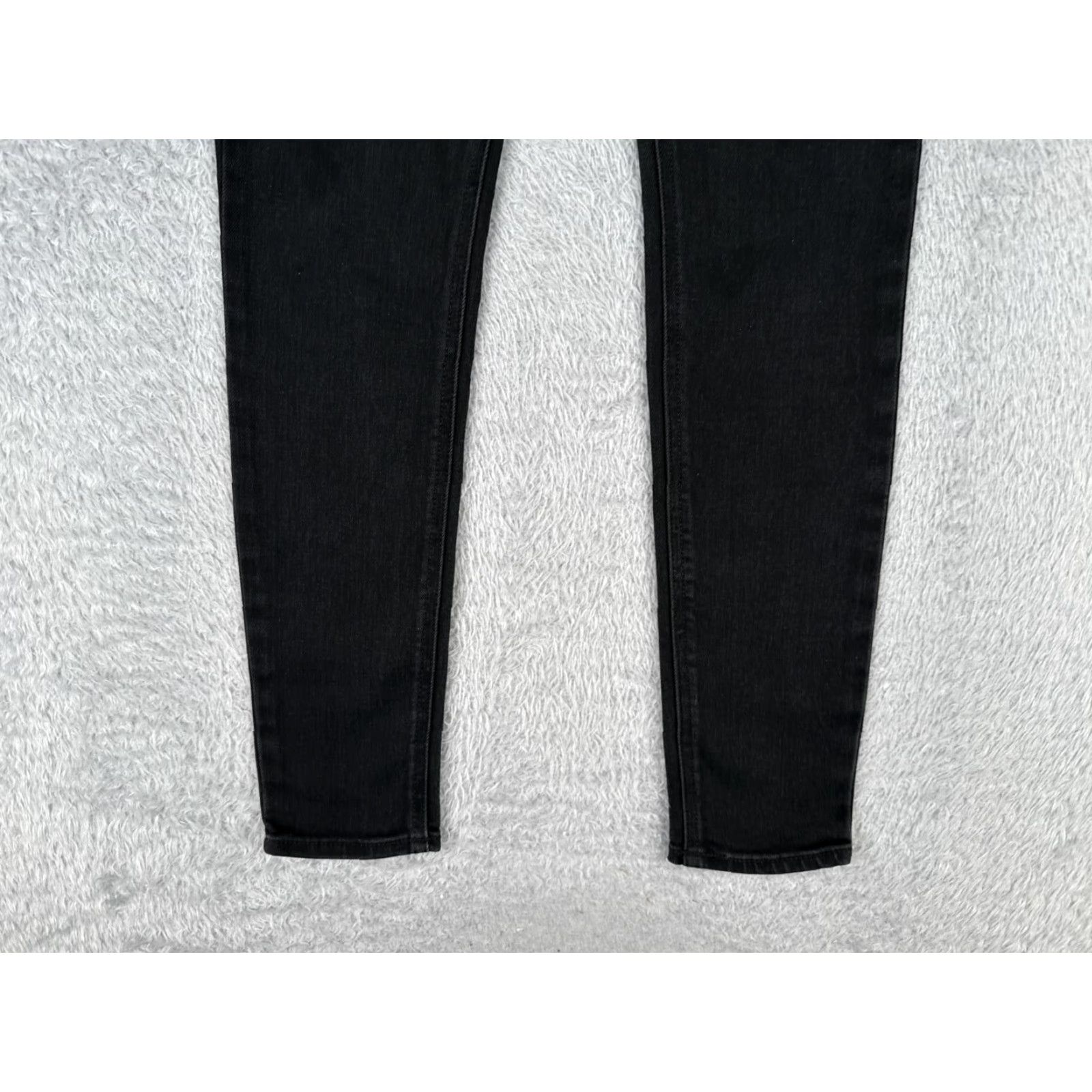 Old Navy Old Navy Jeans Womens 2 Black Denim Skinny Mid Rise 26x28 Cotton 26 Inseam 28 Inseam 28 - 90s Retro American Brand Old Navy Womens Jeans Size 26" / US 2 / IT 38 - 2 Thumbnail