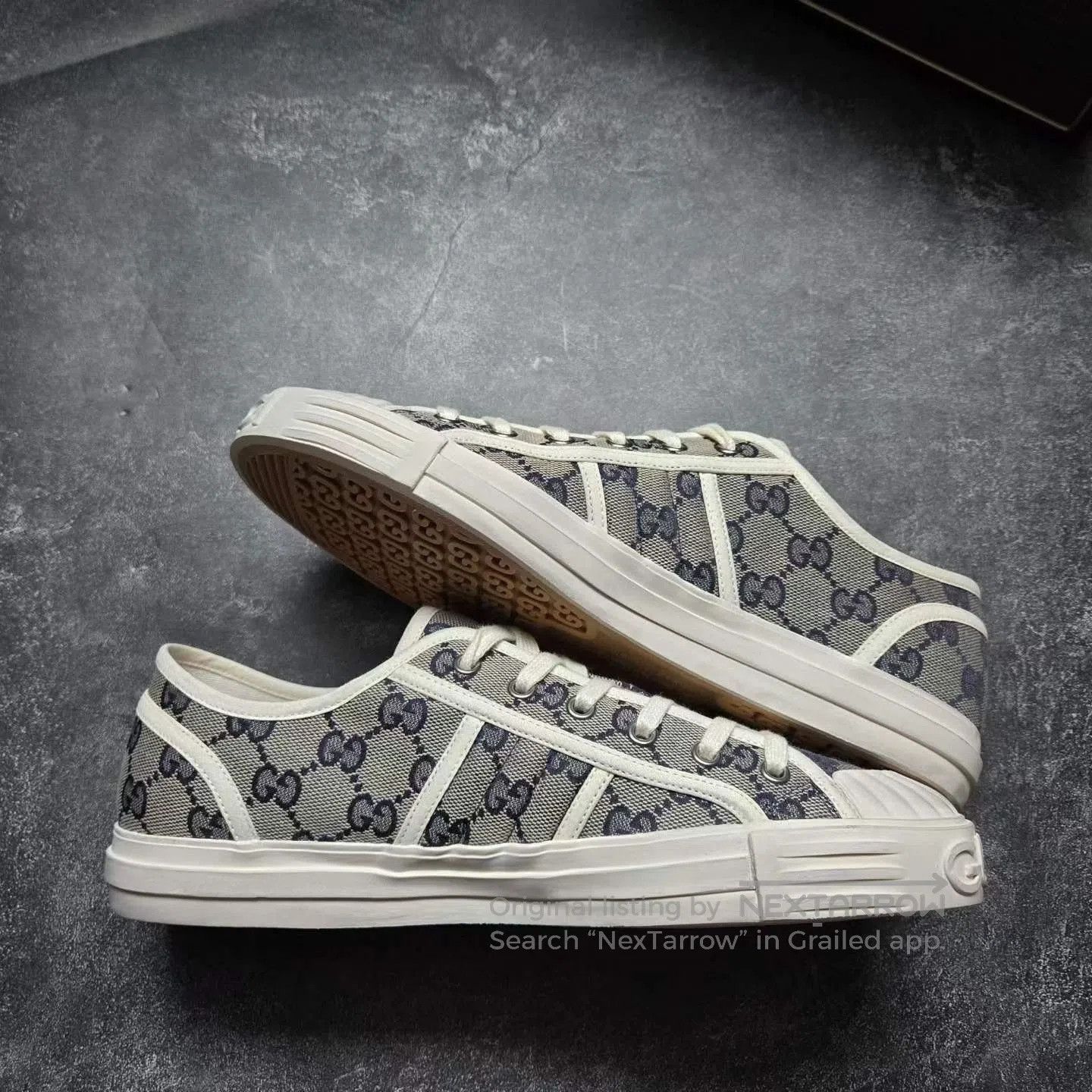 Gucci Gucci GG Pattern Dirty Biscuit Sneakers. Size US 7.5 / EU 40-41 - 9 Thumbnail