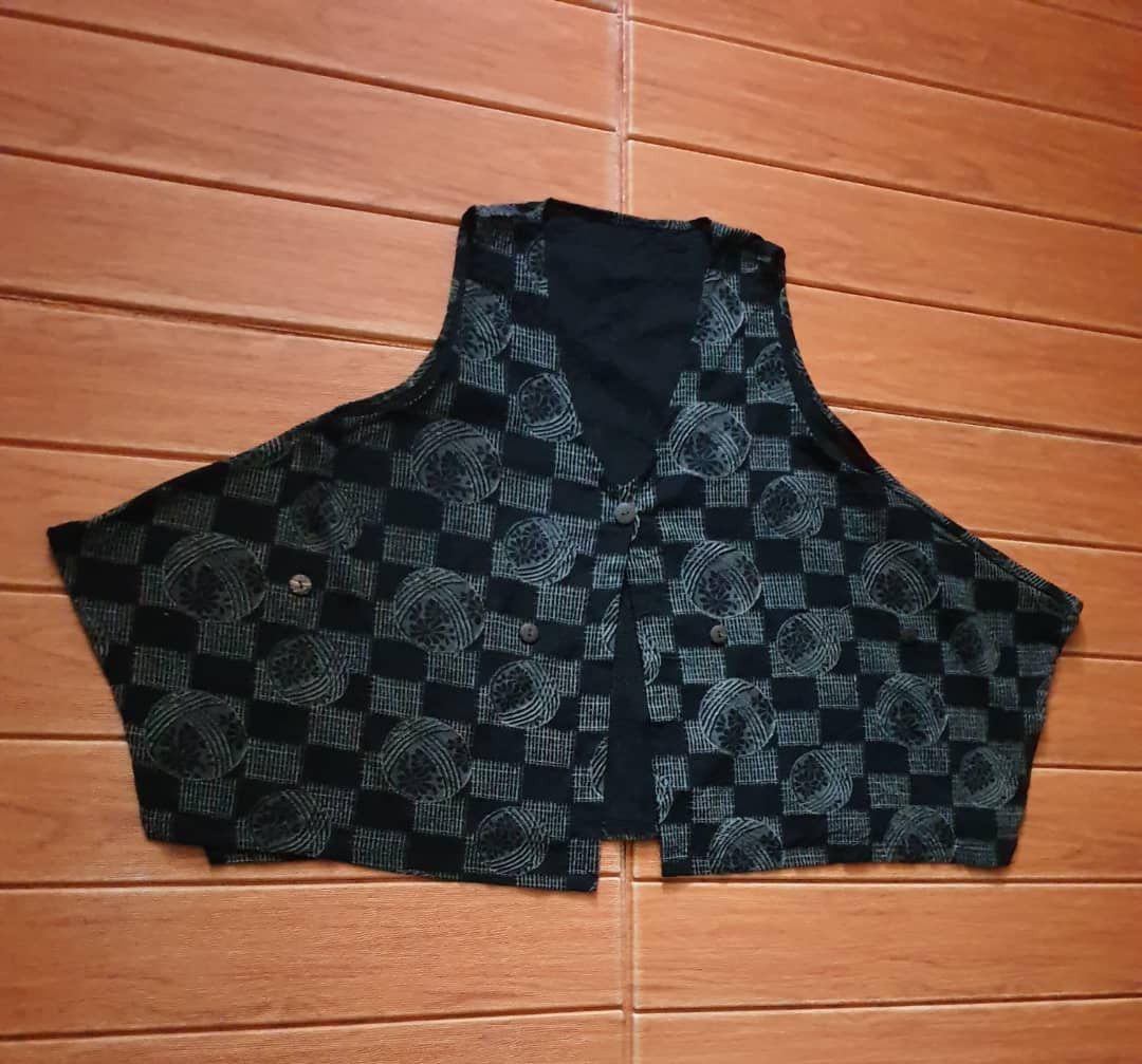 If Six Was Nine 🔥Harajuku Japanese style streetwear checkered vest Size US L / EU 52-54 / 3 - 4 Thumbnail