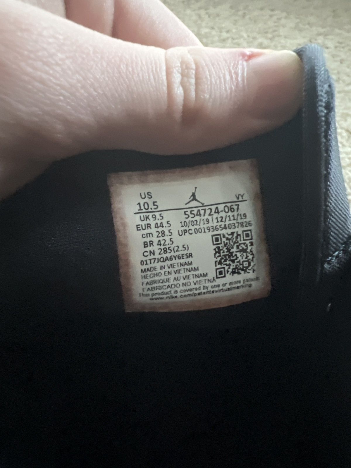 Jordan Brand × Nike Jordan 1 pine green mid toe Size US 10.5 / EU 43-44 - 6 Thumbnail