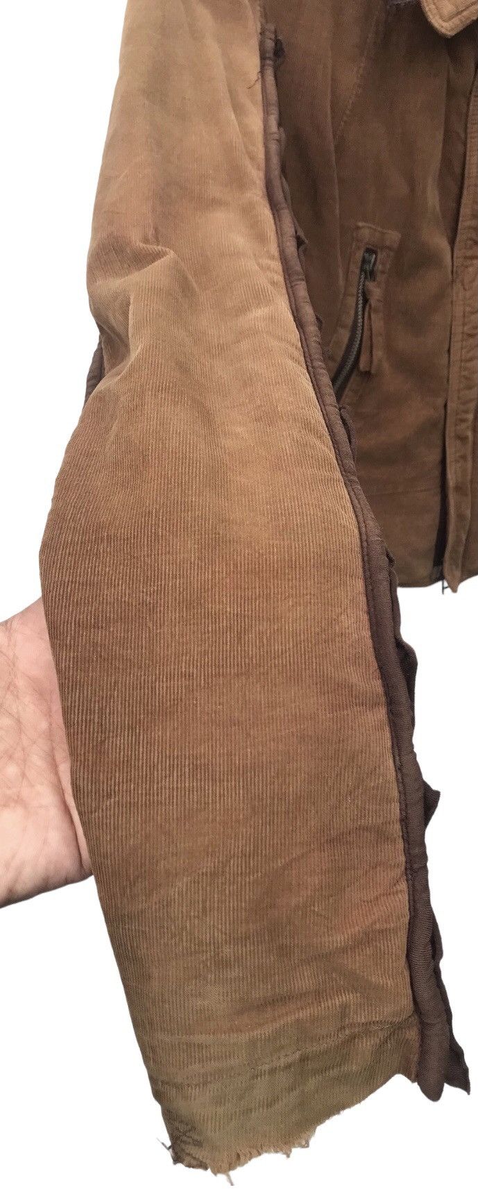 Japanese Brand Jungle Cat Distressed Corduroy Women Jacket ( 16”X22” ) Size S / US 4 / IT 40 - 8 Thumbnail