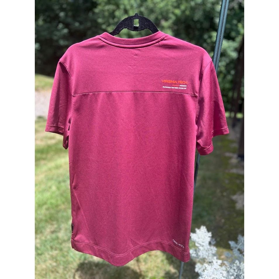 Nike Nike Men's Tee Medium Dri-Fit Virginia Tech Hokies Maroon Size US M / EU 48-50 / 2 - 2 Thumbnail
