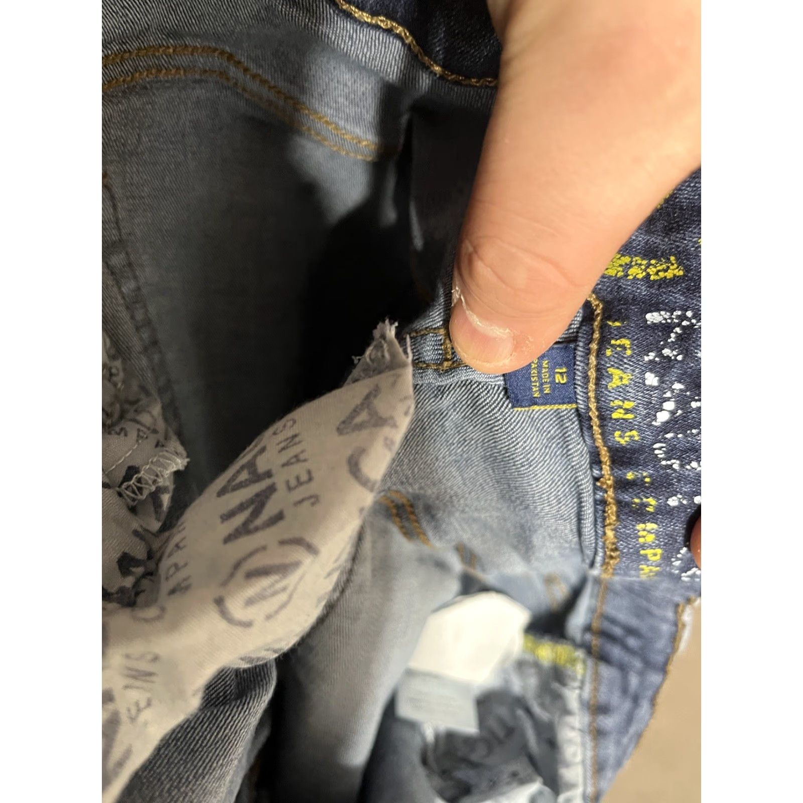 Nautica Nautica Jeans Co. Women’s True Flex Mid-Rise Straight Leg Jeans Size 12 Blue Size 35" - 5 Thumbnail