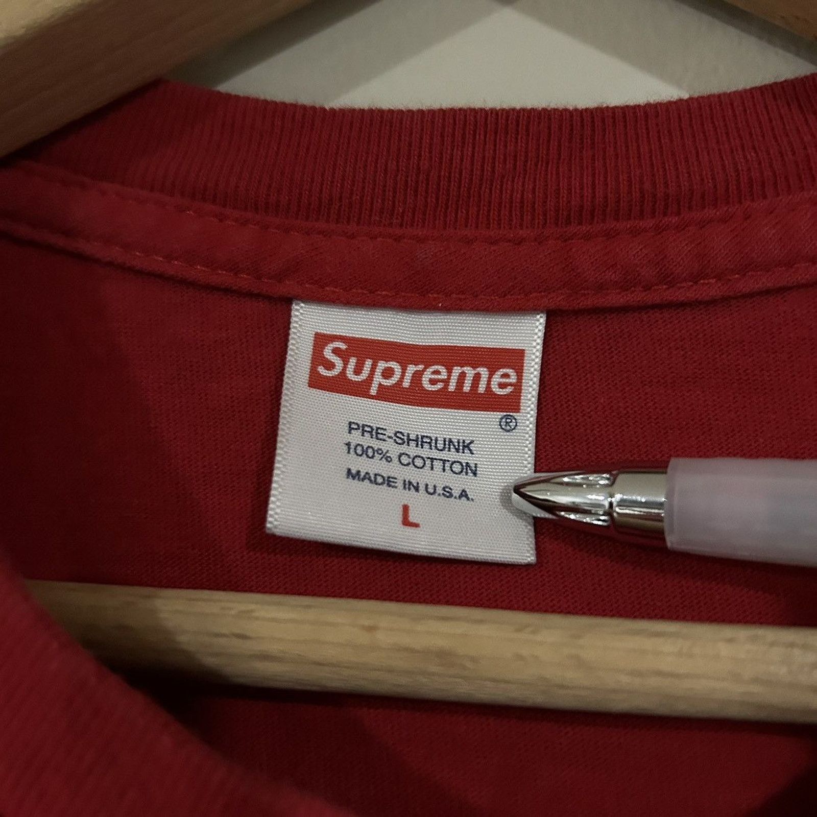Supreme Supreme Hardgoods Striped Tee Shirt Size US L / EU 52-54 / 3 - 4 Thumbnail