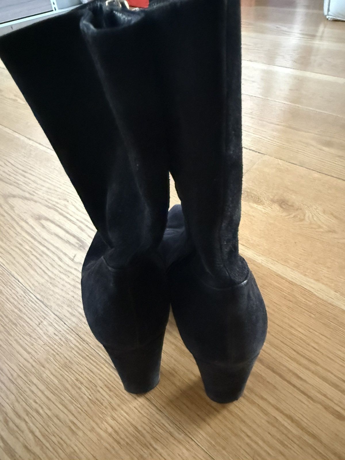 Yves Saint Laurent Yves Saint Laurent Suede heel boots Size US 11 / IT 41 - 2 Thumbnail