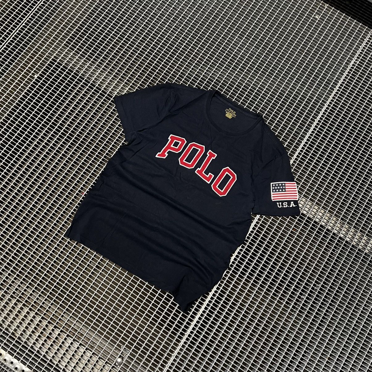 Polo Ralph Lauren T Shirt Polo Ralph Lauren Usa Logo Streatwear Hype Size US S / EU 44-46 / 1 - 1 Thumbnail