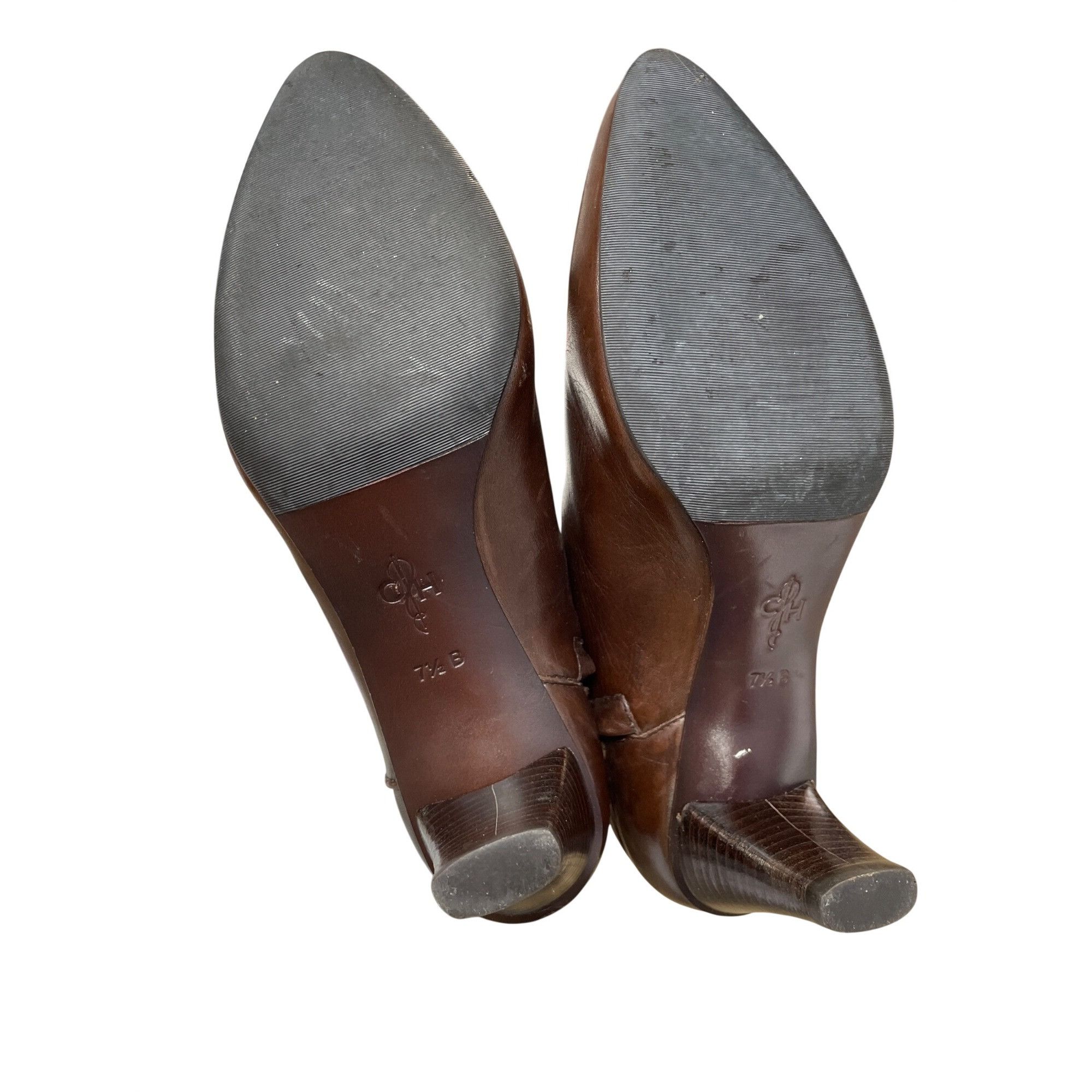 Cole Haan Cole Haan womans brown leather Kitt heels ankle boots Sz 7.5 Size US 7.5 / IT 37.5 - 5 Thumbnail