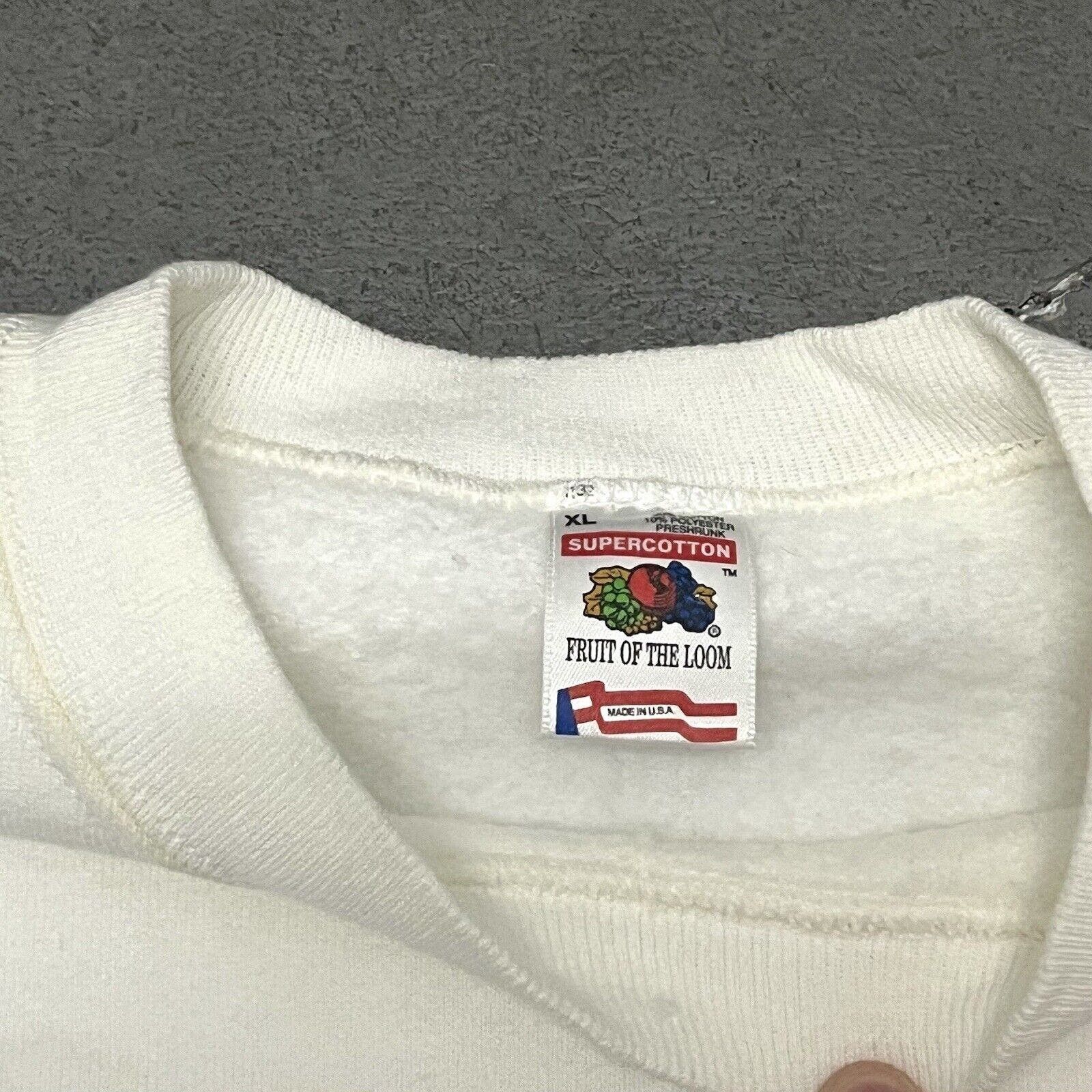 Fruit Of The Loom × Vintage VTG 1990’s FOTL Mach III Mustang Graphic Crewneck Sweater XL Size US XL / EU 56 / 4 - 9 Thumbnail