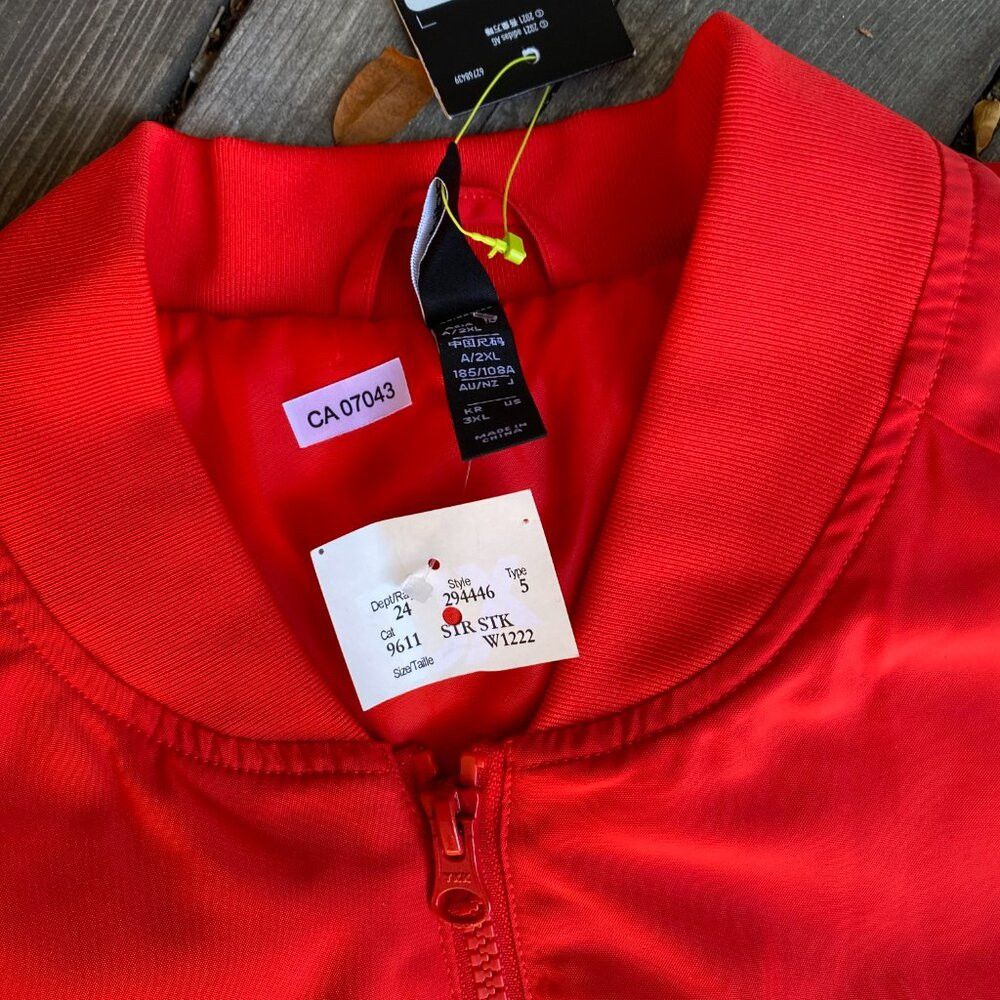 Adidas BNWT Adidas G85182 Neo Wuhuang Bomber Jacket Vivid Red XXL Size US XXL / EU 58 / 5 - 5 Thumbnail