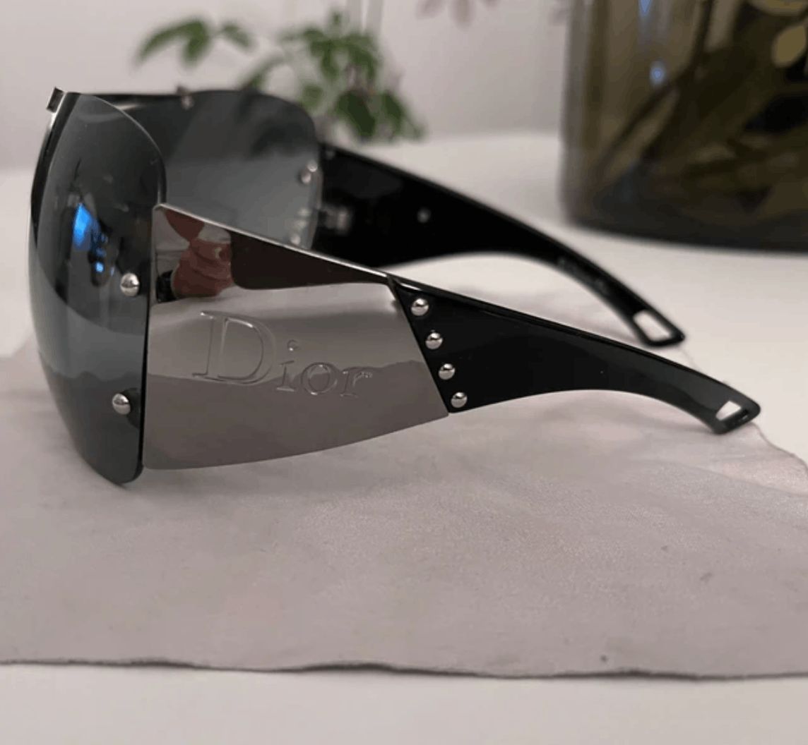 Dior DIOR Sunglasses Diorito 1 Wrap Shield Mask Ski Galliano Size ONE SIZE - 1 Thumbnail