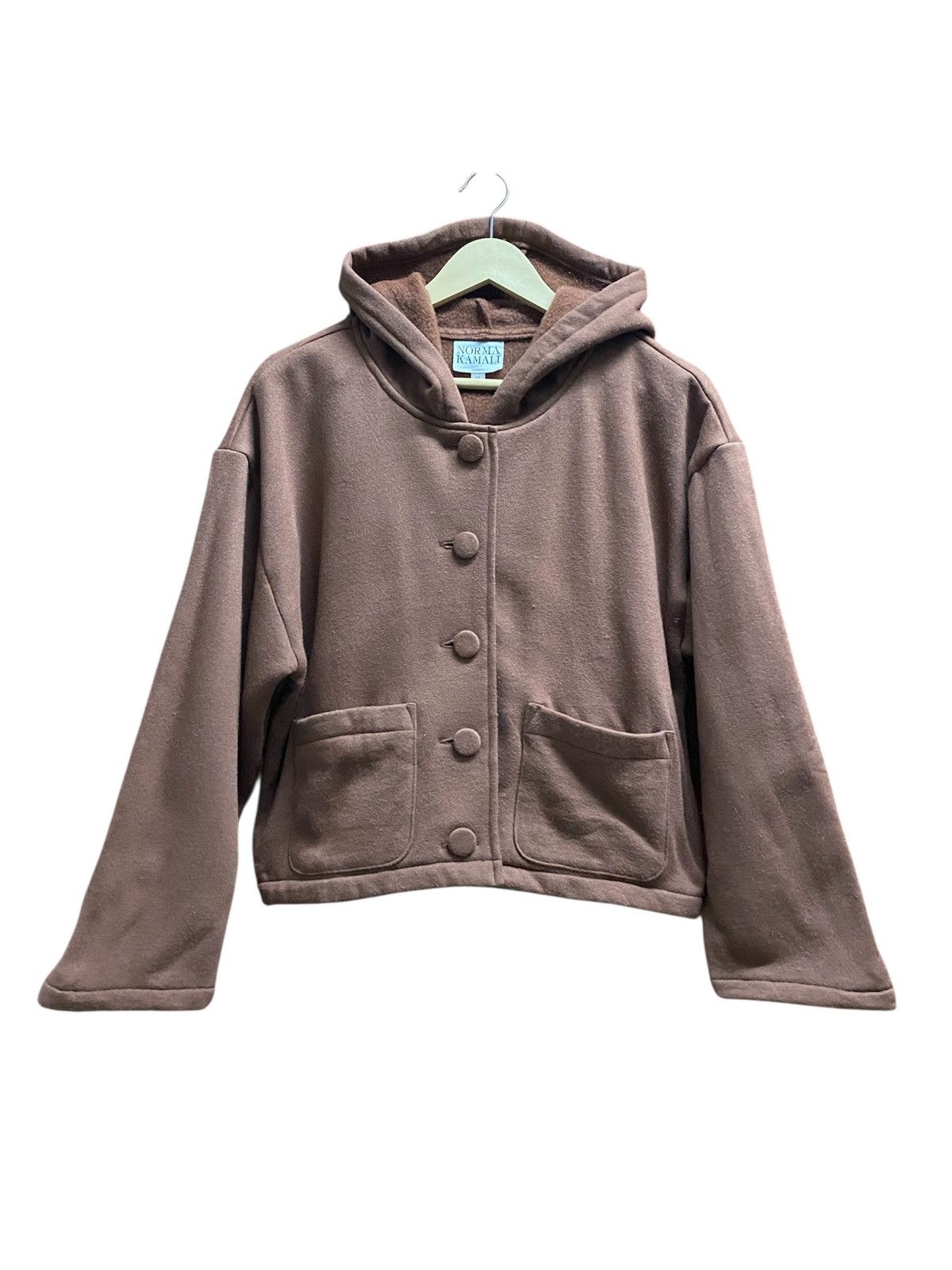 Norma Kamali NORMA KAMALI Wool hooded Jacket women Size M / US 6-8 / IT 42-44 - 2 Thumbnail