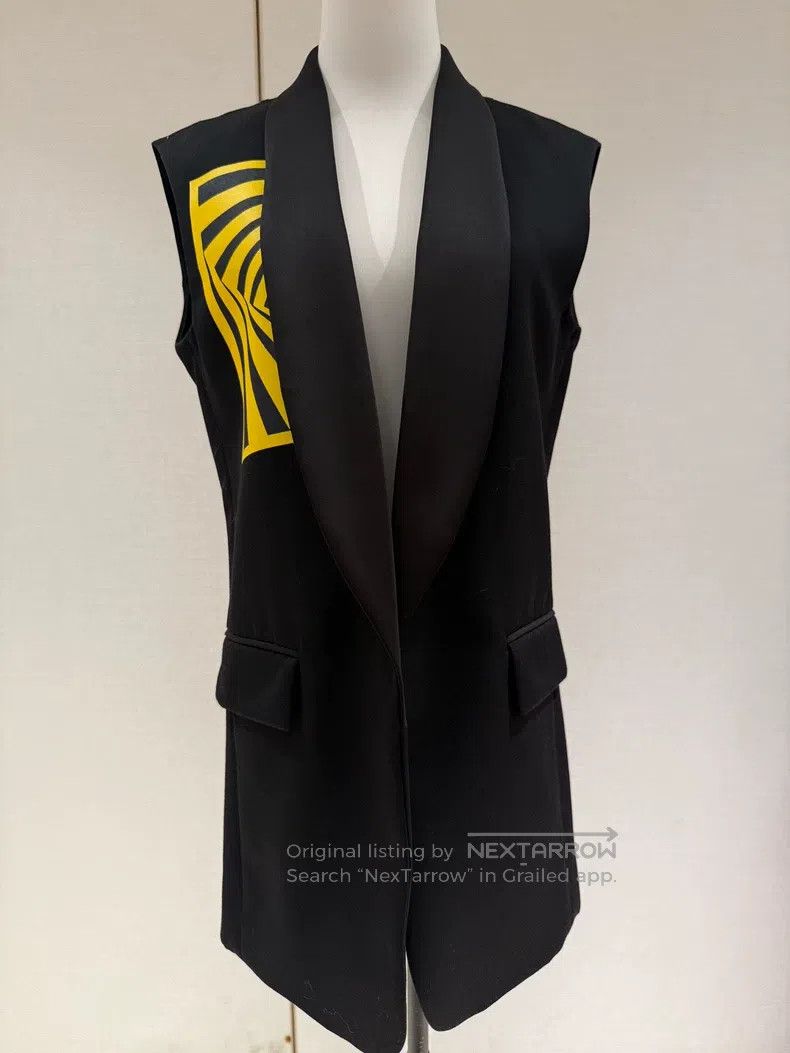 Dries Van Noten Dries Van Noten size:38 Geometric Sleeveless Blazer Vest Size S / US 4 / IT 40 - 1 Thumbnail