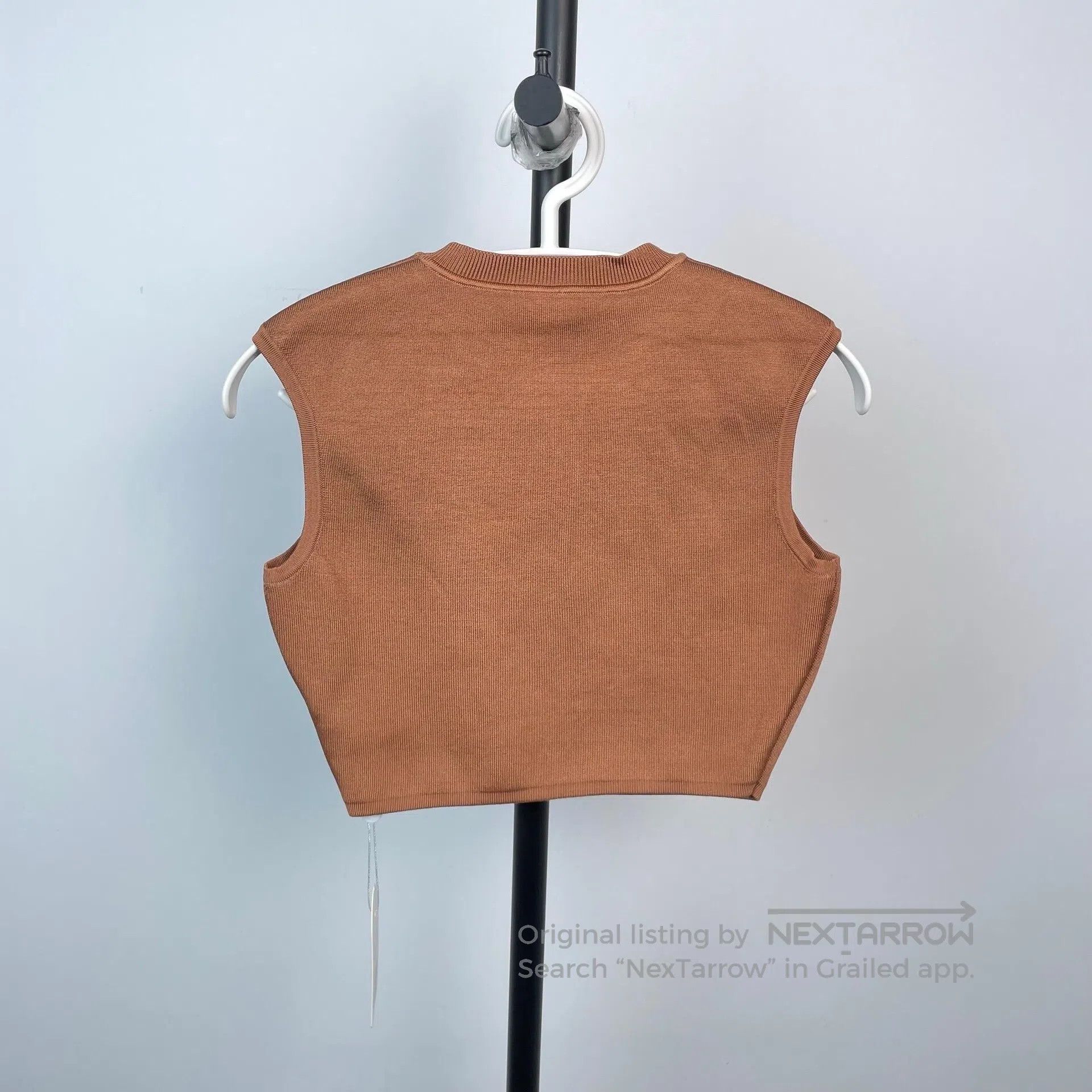 Hermes Hermes Brown Knit Vest| Size XS / US 0-2 / IT 36-38 - 1 Thumbnail