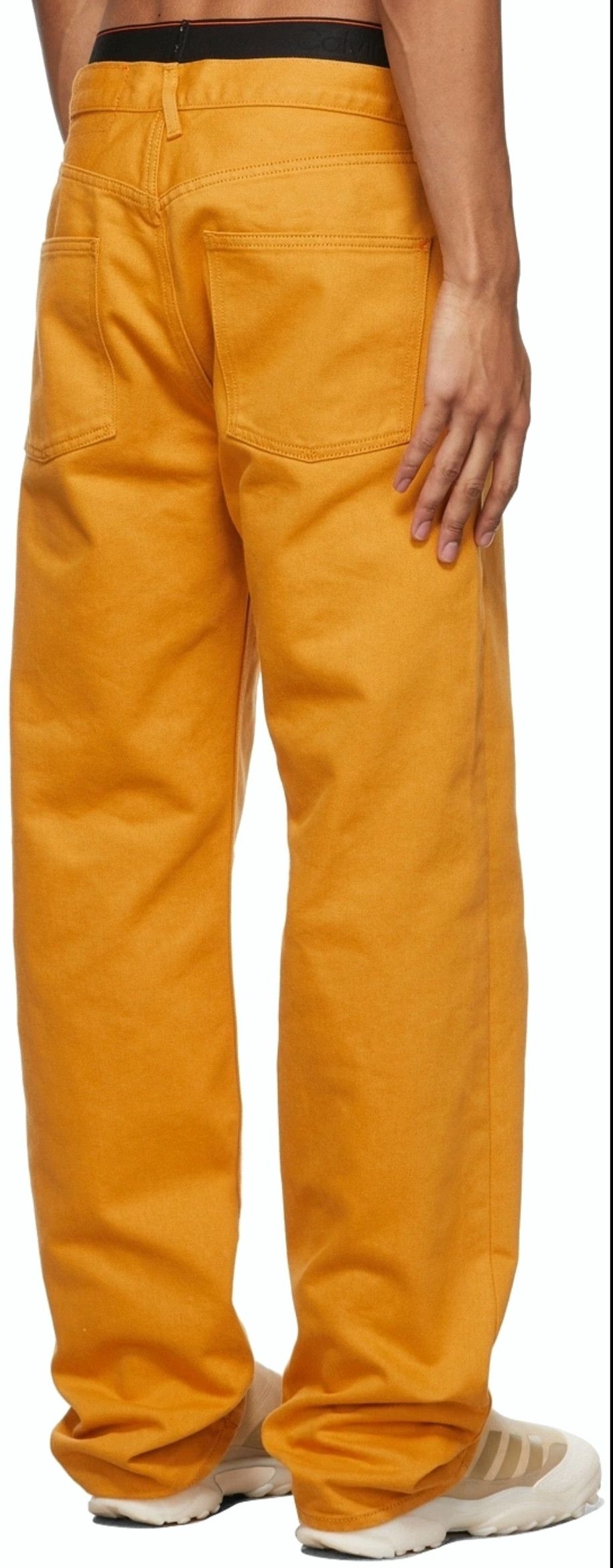 Calvin Klein × Heron Preston Rusty yellow jeans Size US 30 / EU 46 - 18 Thumbnail