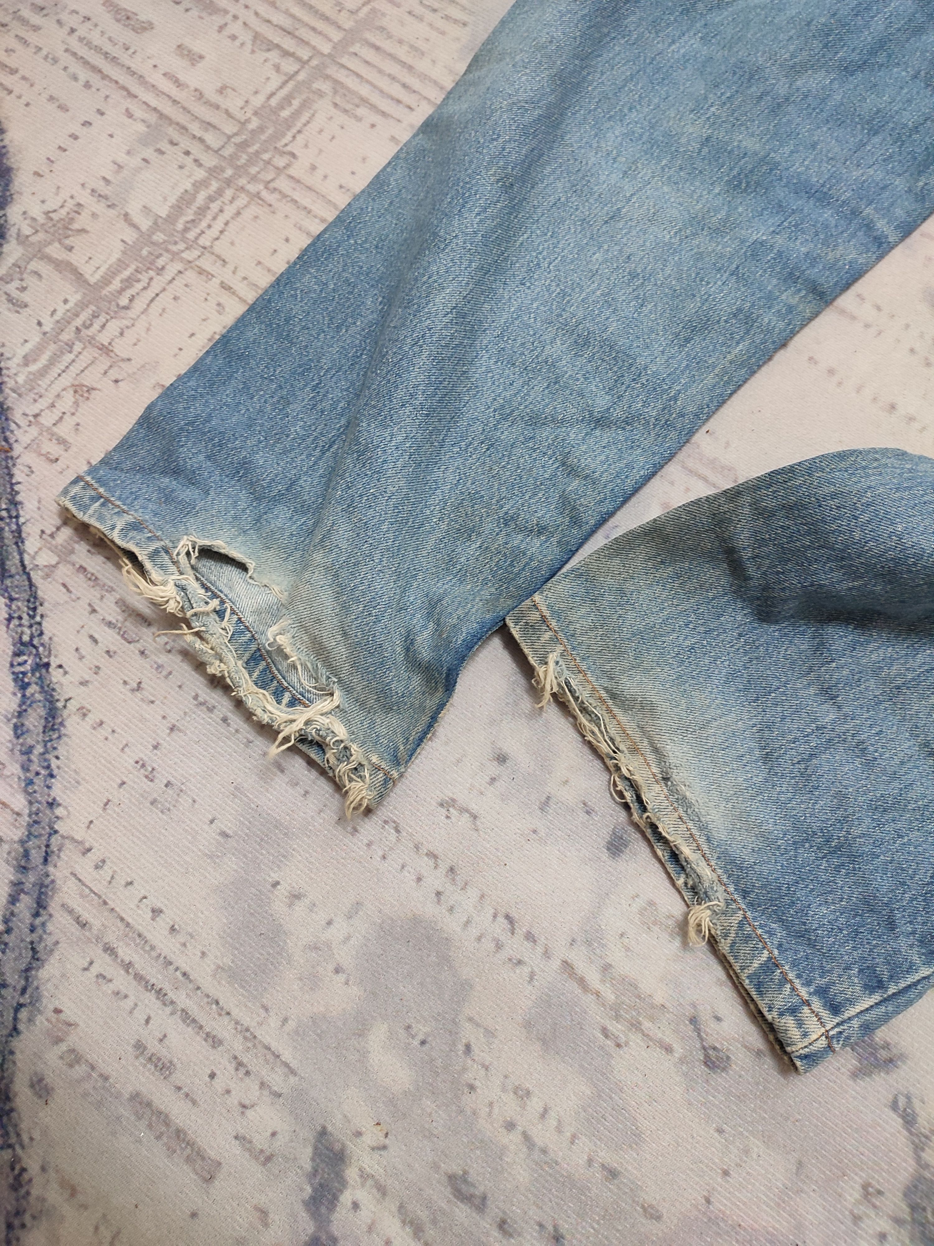 Levi's 90s Levi's Button 501 Distressed Denim Size US 36 / EU 52 - 20 Thumbnail