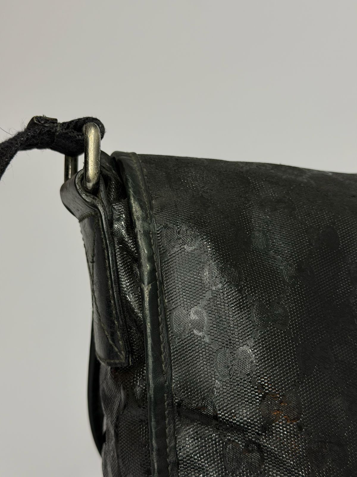 Gucci Gucci Double Buckle Mens Messenger Bag GG Imprime Medium Size ONE SIZE - 5 Thumbnail